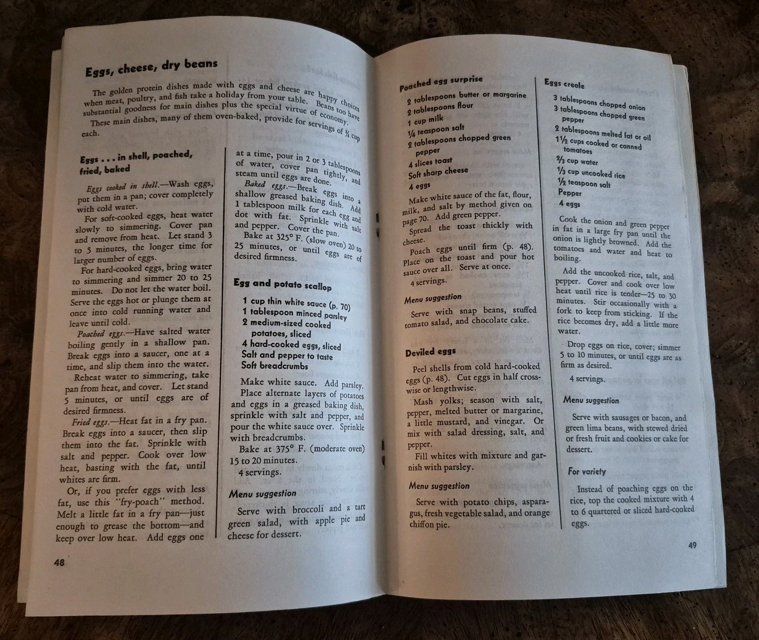 Vintage 1950 Family Fare Food Management and Recipes US Dept Agriculture Dingell