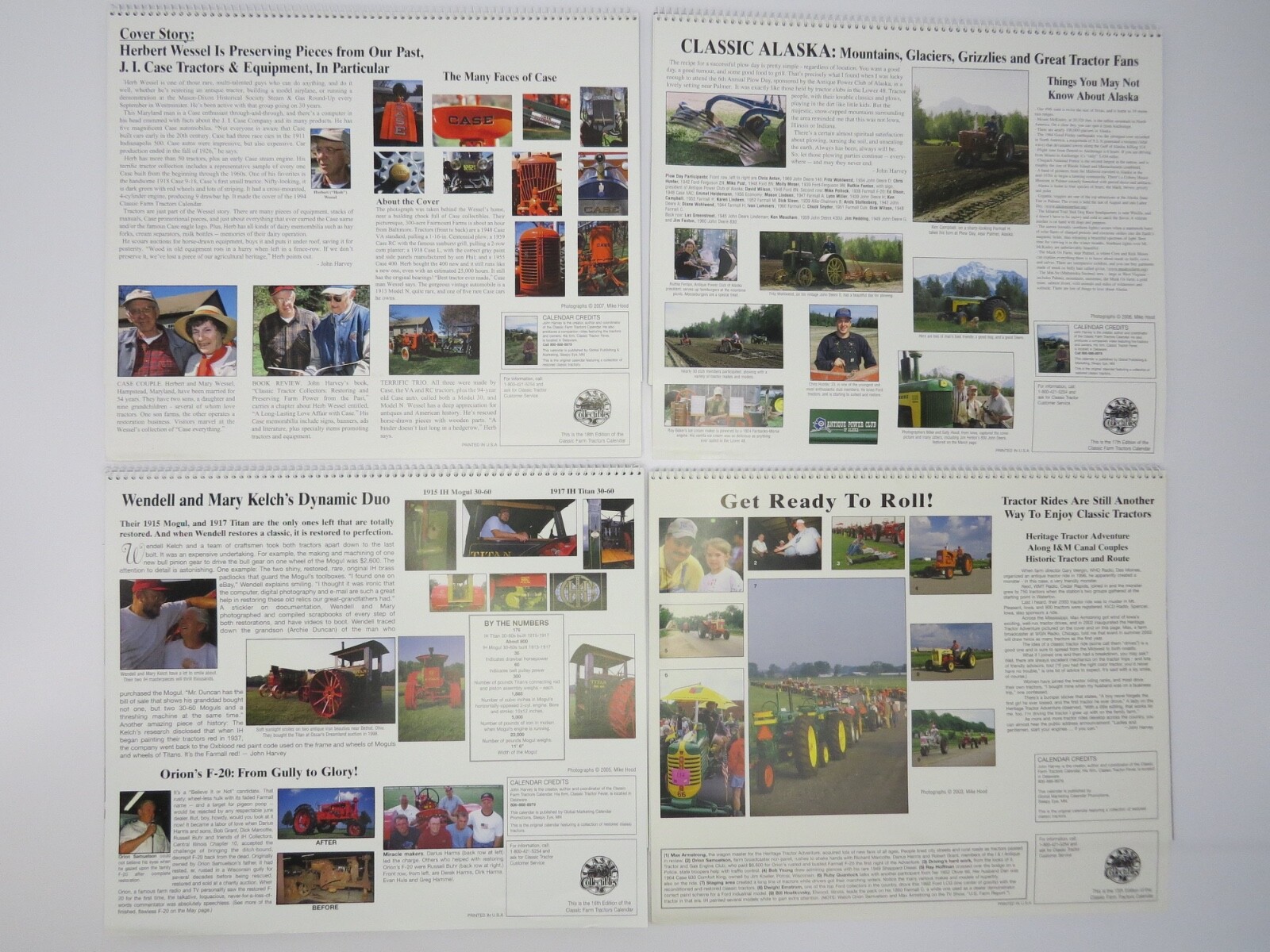 26 Classic Farm Tractors Calendars 3rd-28th Collector&rsquo;s Edition 1992-2017 DuPont