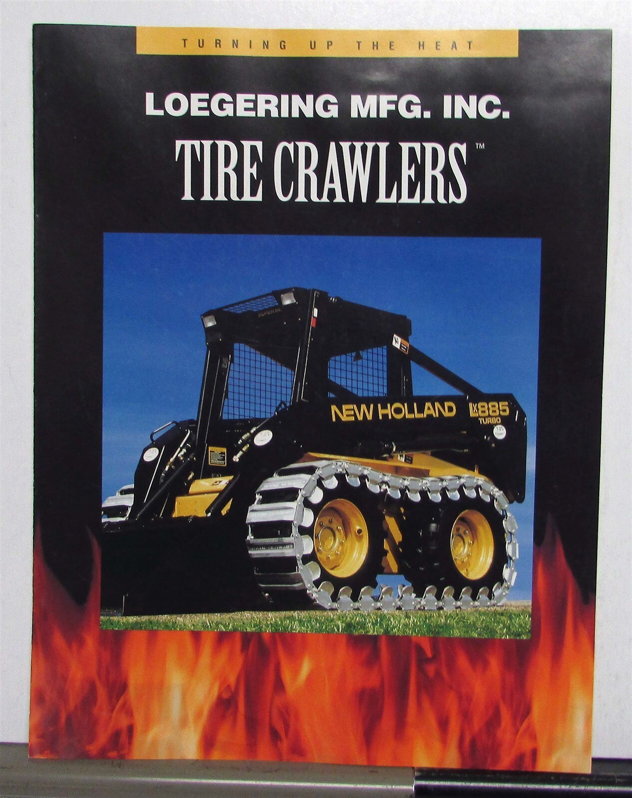 1990s Loegering Tire Crawlers Specifications Construction Sales Brochure