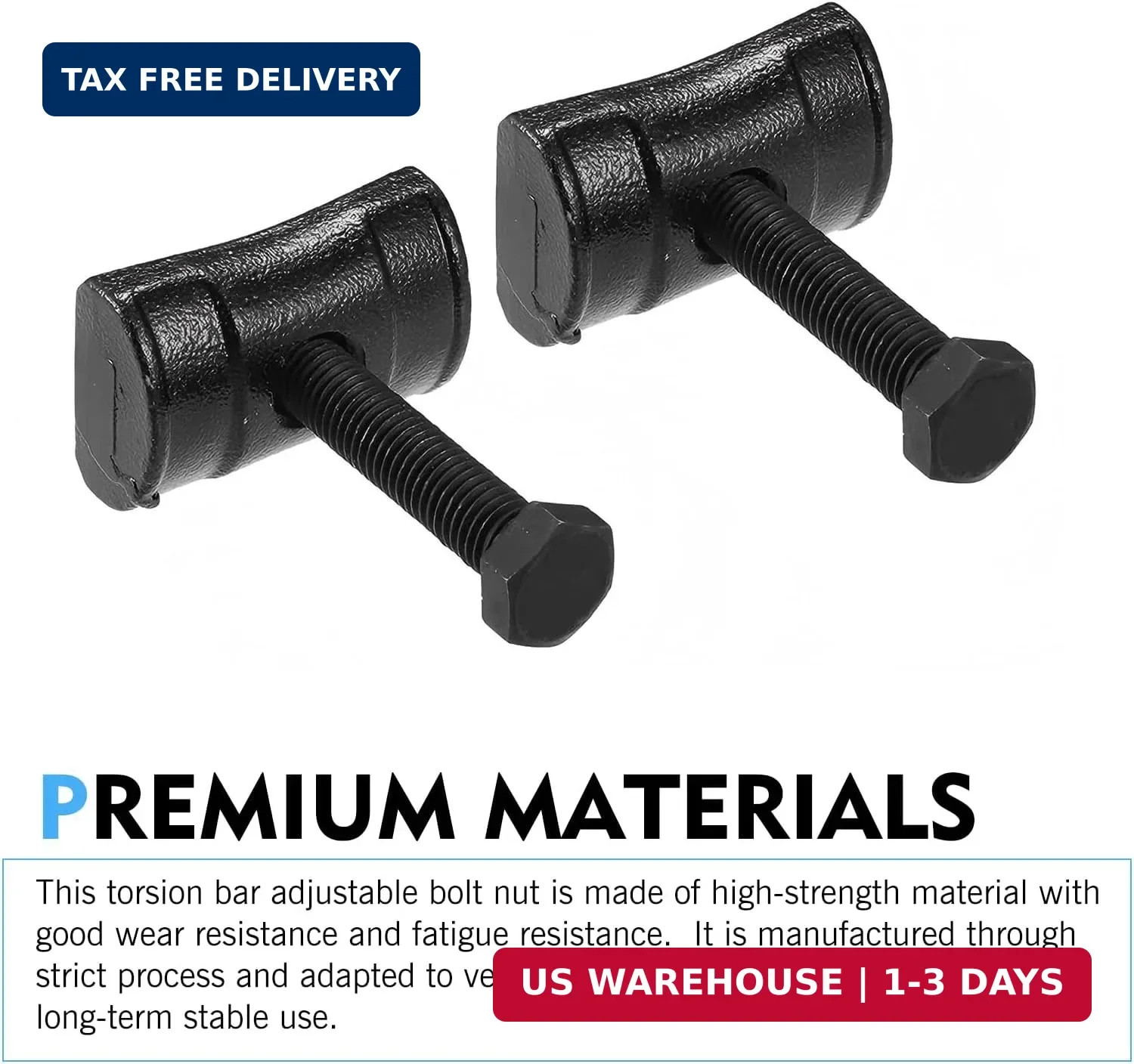 WZP 2PCS Torsion Key Tool, Torsion Bar Unloading Tool Adjustment Block Nuts with