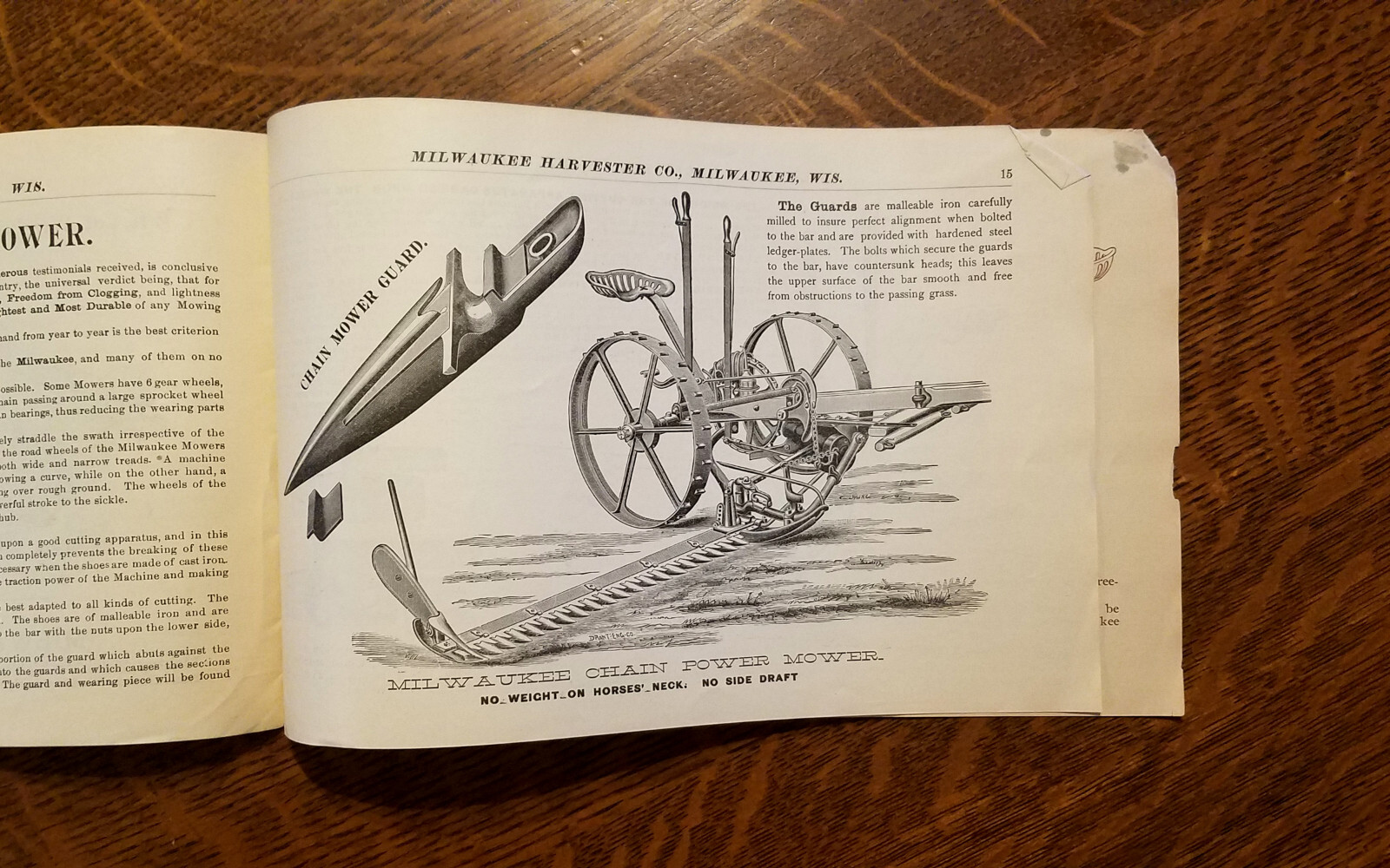 1892 Milwaukee Harvester Machine Farm Binder Catalog Brochure Horse Drawn