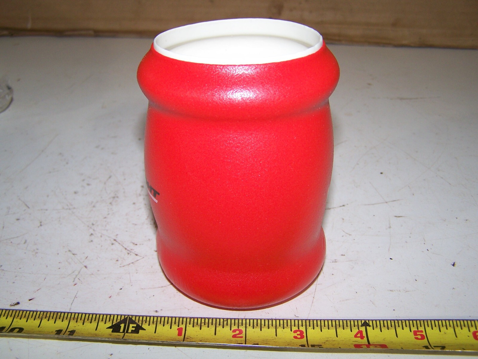 KUHN KNIGHT Foam Can Coozie Farm Advertising Spreader Mixer Tillage Plow NOS