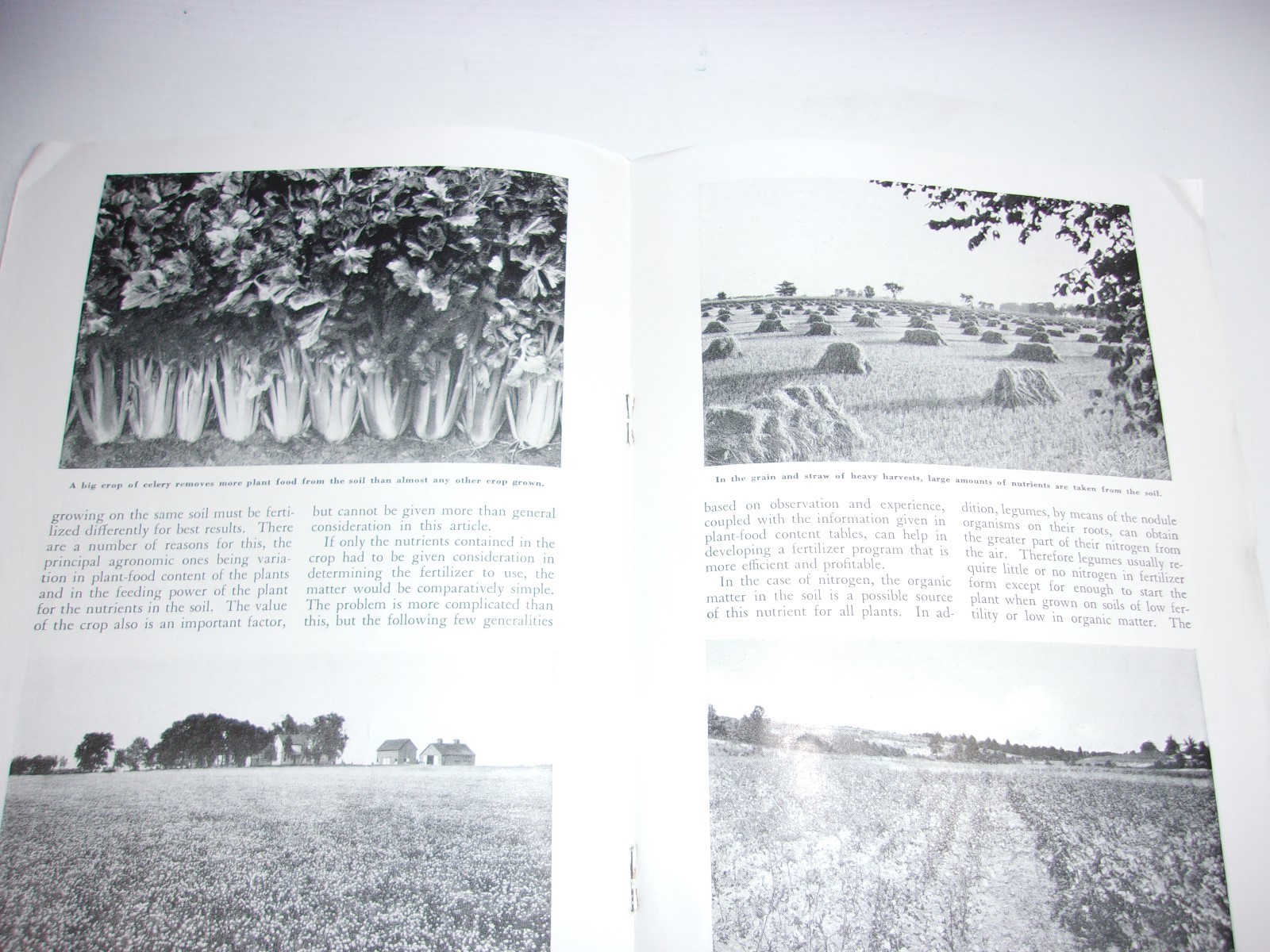 1930&rsquo;s Vintage Farming Crops Booklet Fertilizing Agriculture Farm