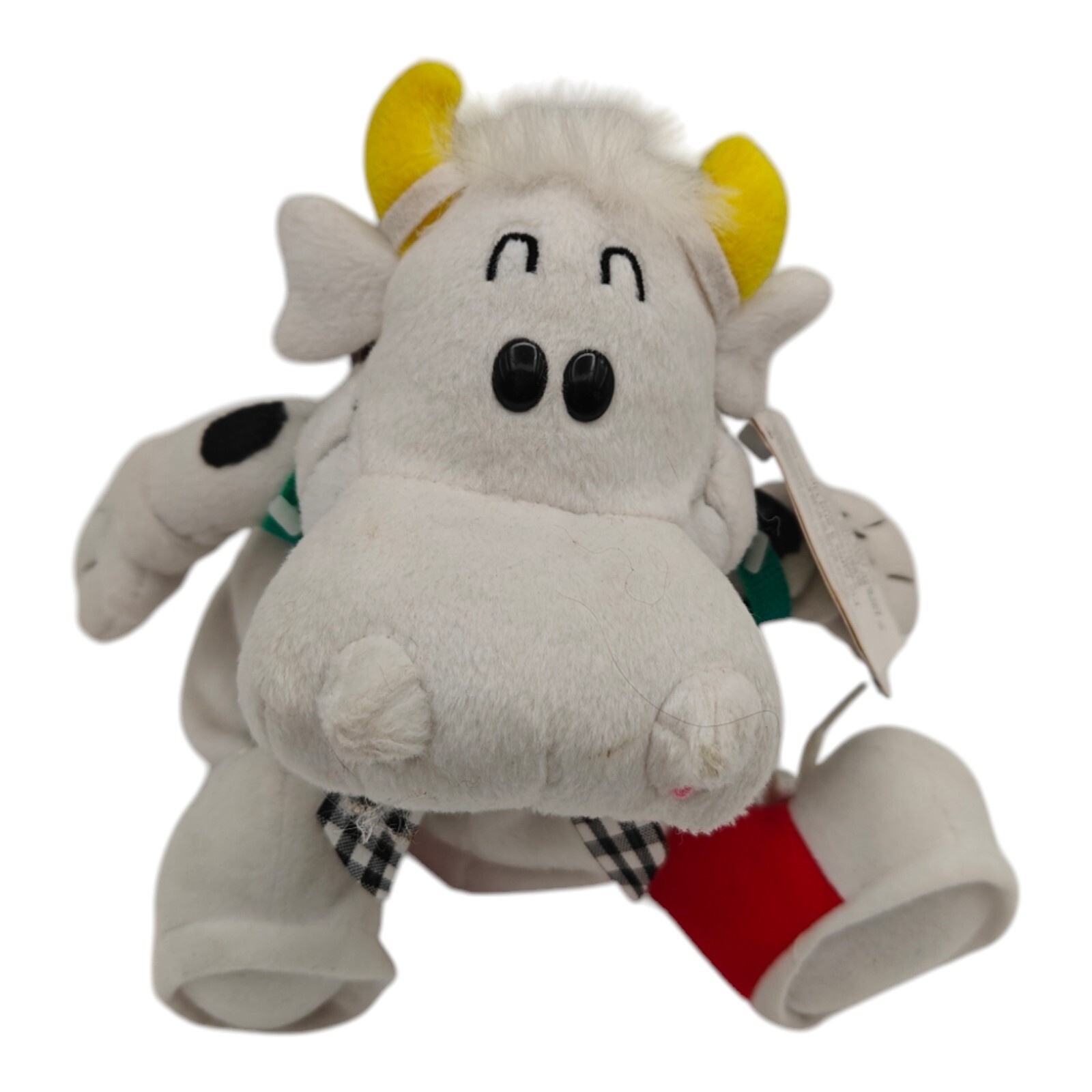 Talking Got Milk Vintage Cow Howie Plush 1998 Yakity Yak 8 Inch Collectible