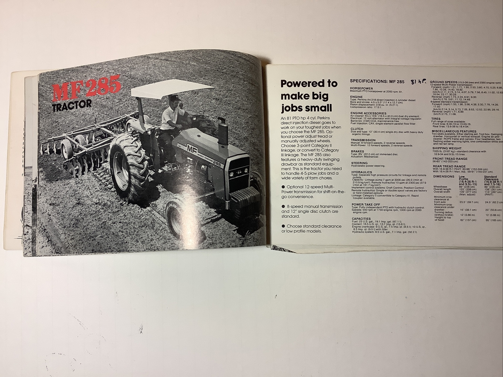 MASSEY-FERGUSON FARM MACHINERY GUIDE 1978 EDITION 212 PAGES