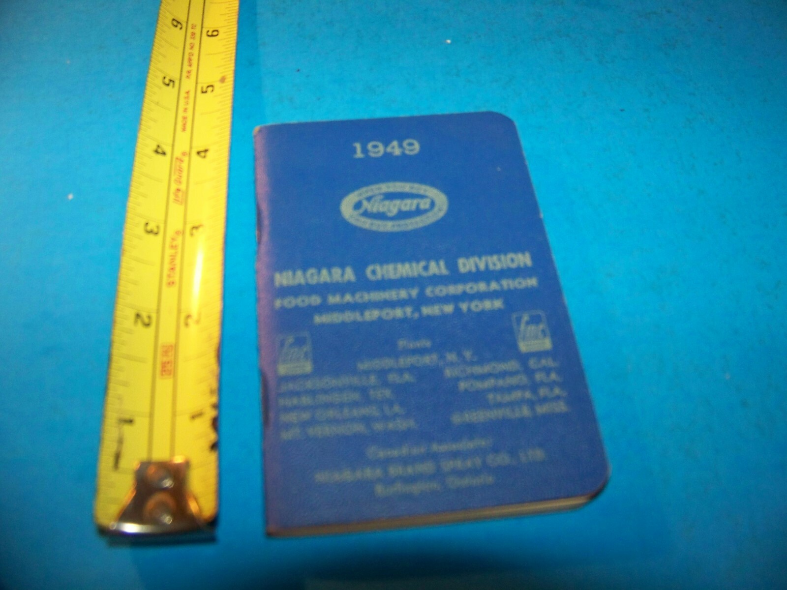 Niagara Brand Farmers « Daily Reminder » Memo Booklet Vintage 1949