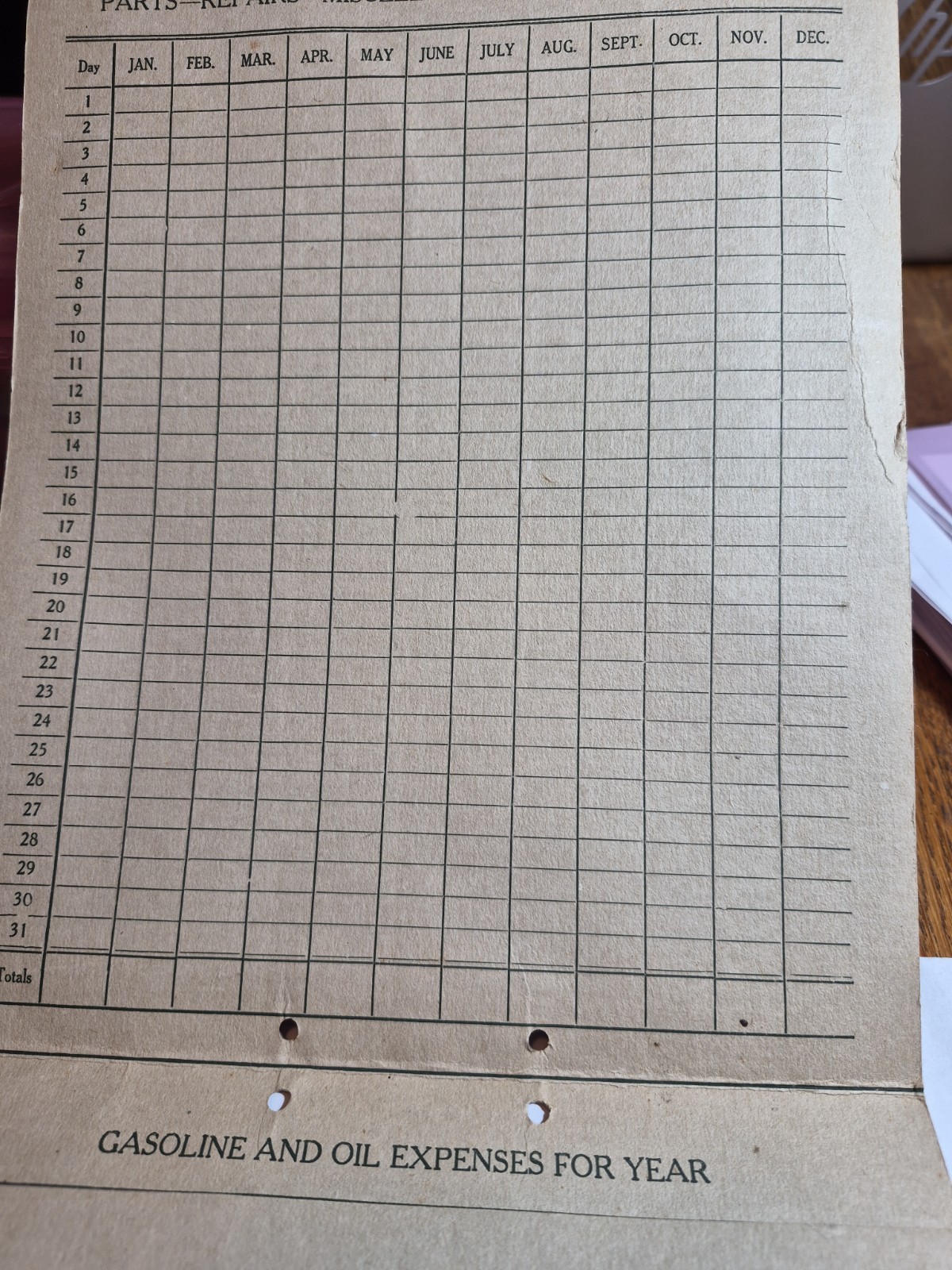 RALPH FULTON FORDSON TRACTOR CALENDAR AND PARTS LIST VINTAGE 100 Years Old! 1926