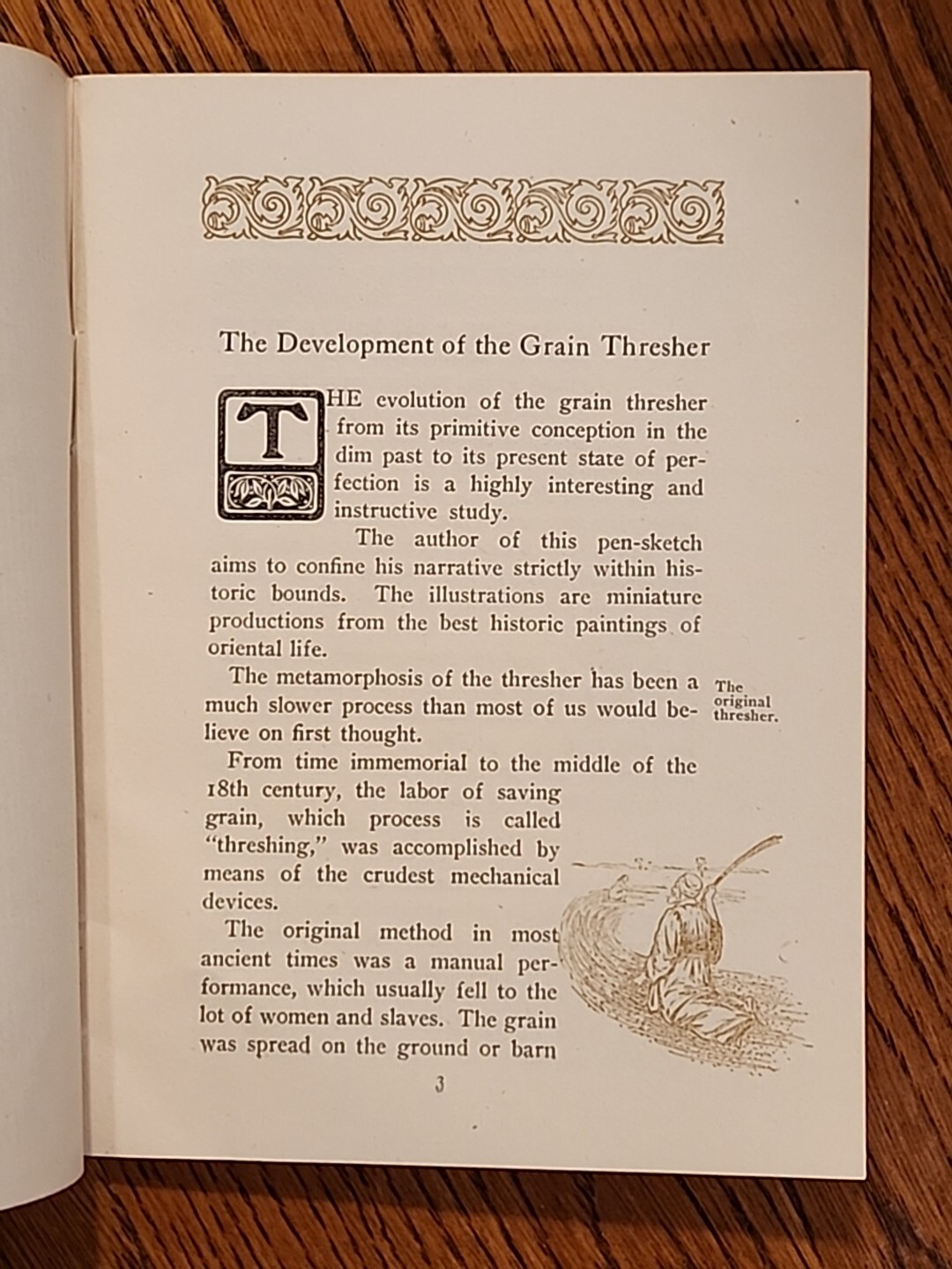 Aultman & Taylor Development Of The Grain Thresher Testimonies Book