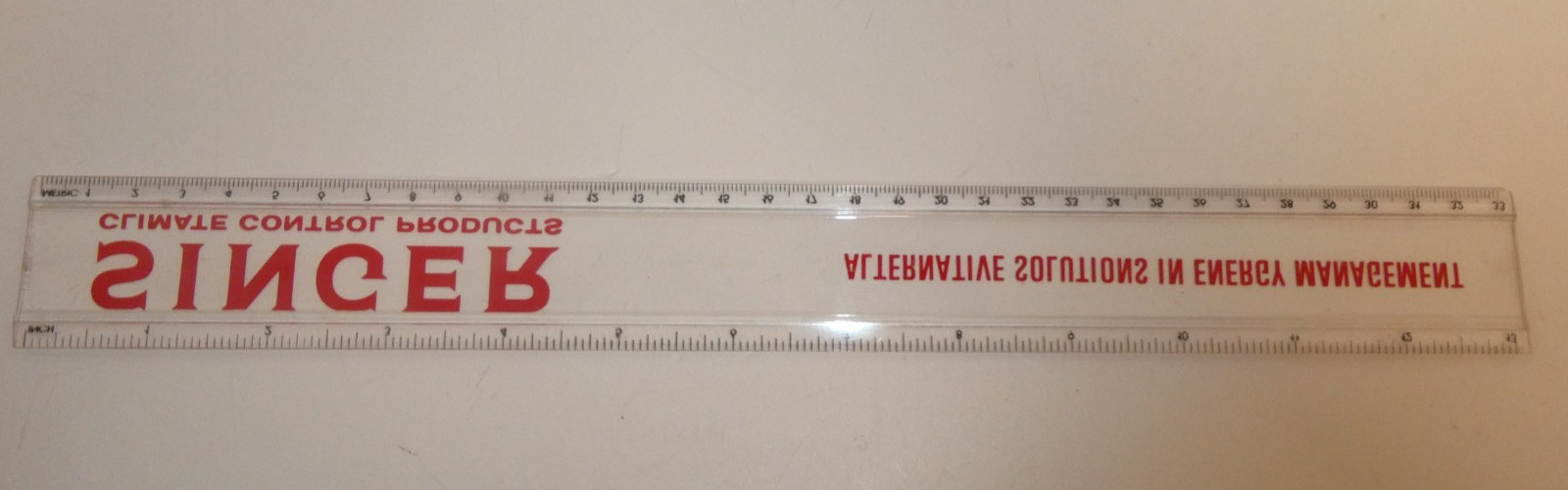 VTG Singer Climate Control Products Alternative Solutions In Energy 13&Prime; Ruler