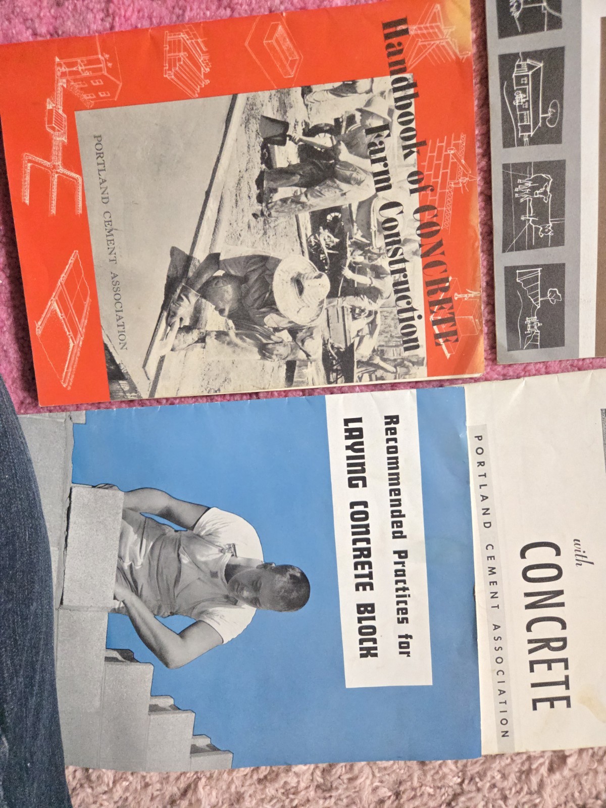 Vintage Portland Cement Company Farm Building Manual Booklets
