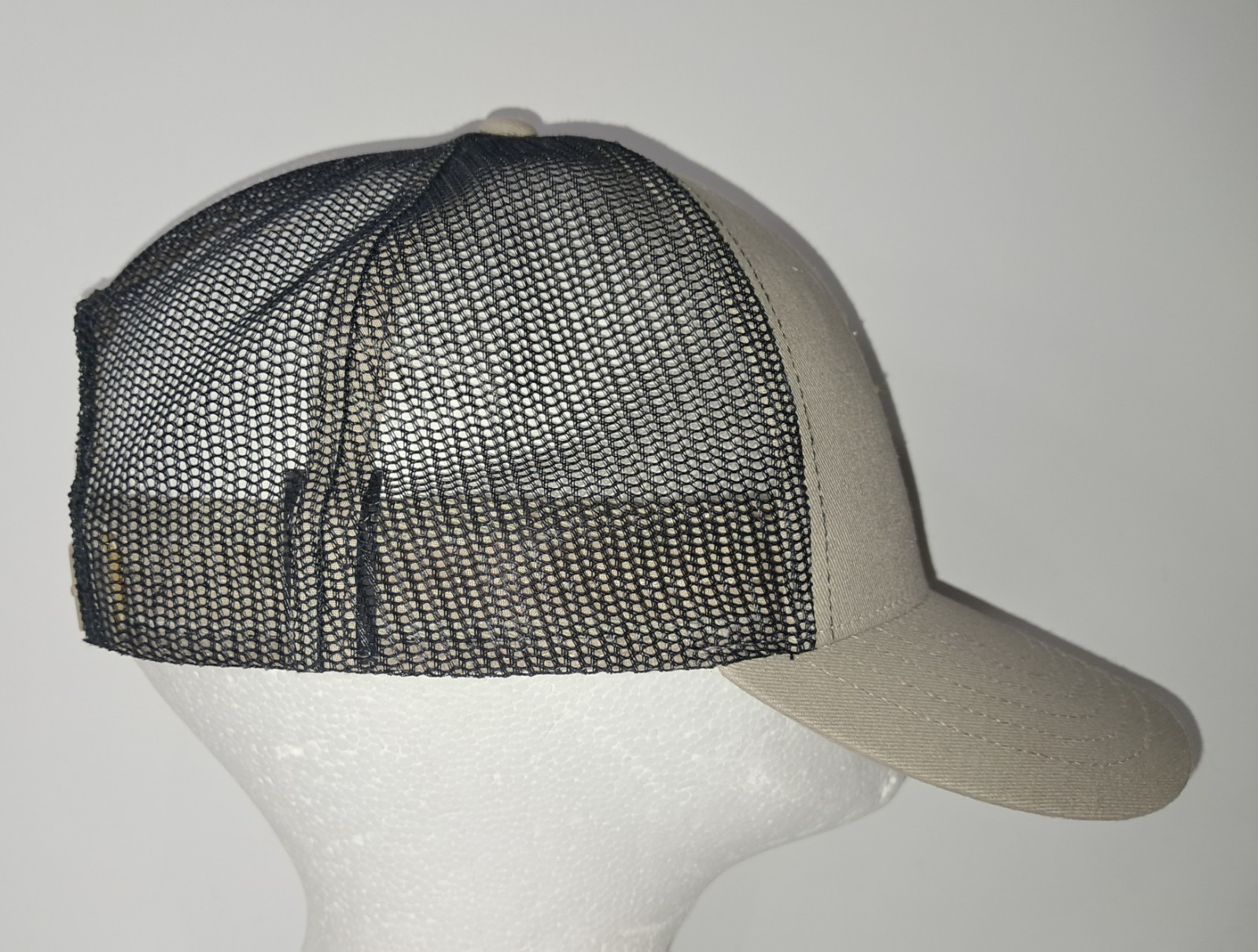 Ag-Pro Logo Promo Trucker Hat Cap Mesh Strapback OSFM Tan John Deere Co