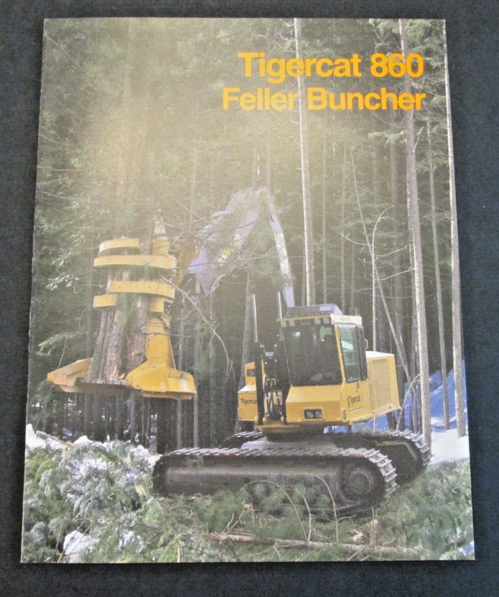 TIGERCAT 860 Feller Buncher Dealer Paris Ontario Canada Ad Brochure