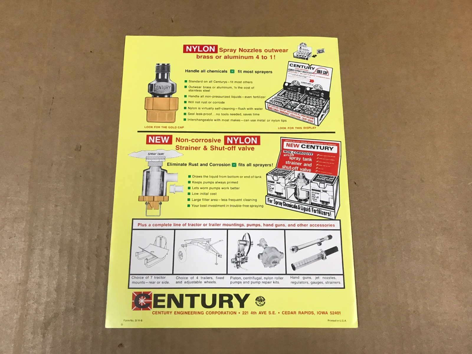 Vintage Century Sprayers & Spray Equipment Salesman Brochure
