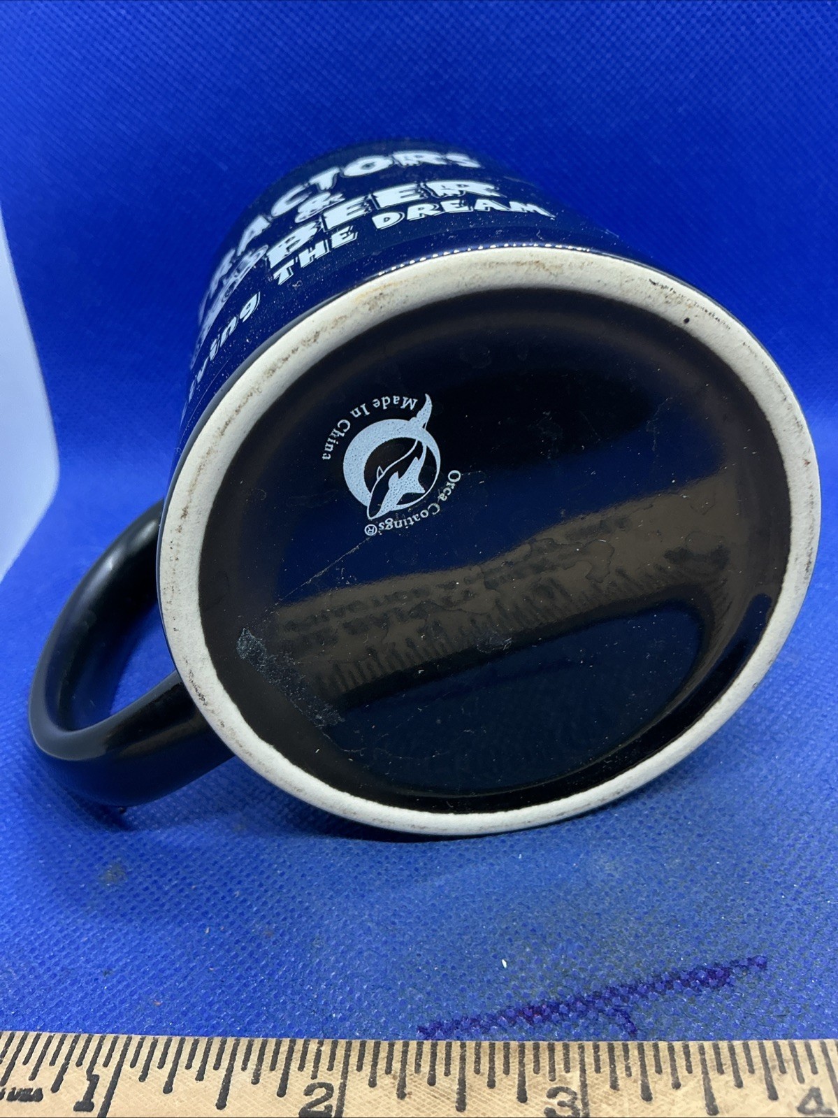 Tractors & Beer Livin The Dream Coffee Mug Black