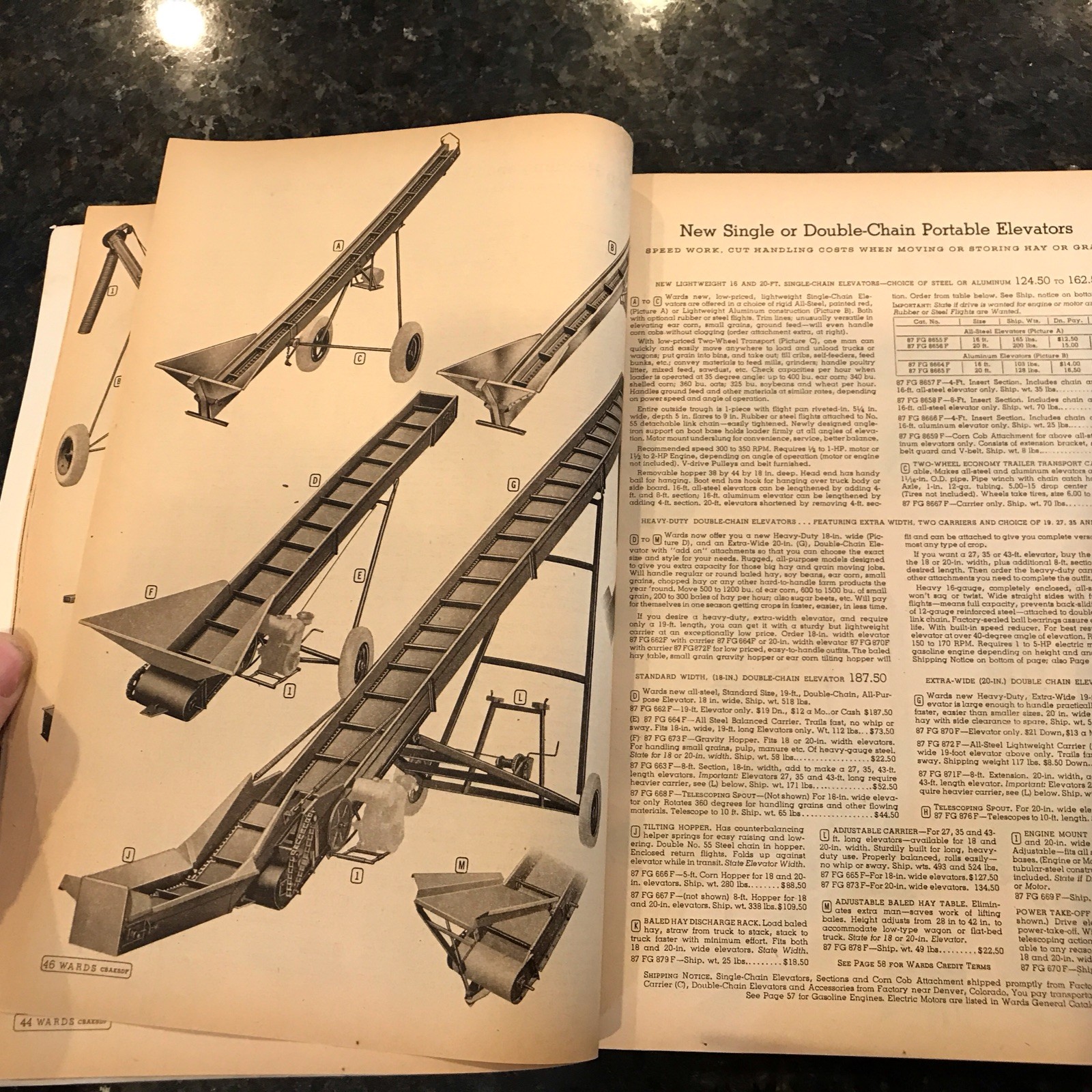 1954 Montgomery Ward Farm Equipment Book Catalog