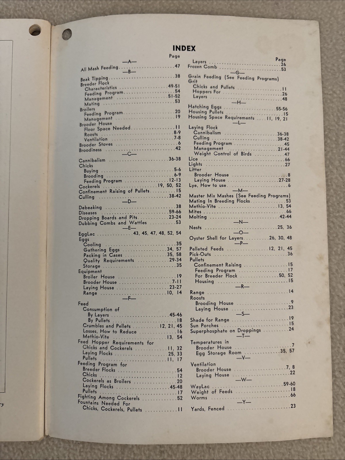 Vintage Poultry Management Manual ~ McMillen Feed Mills 1950