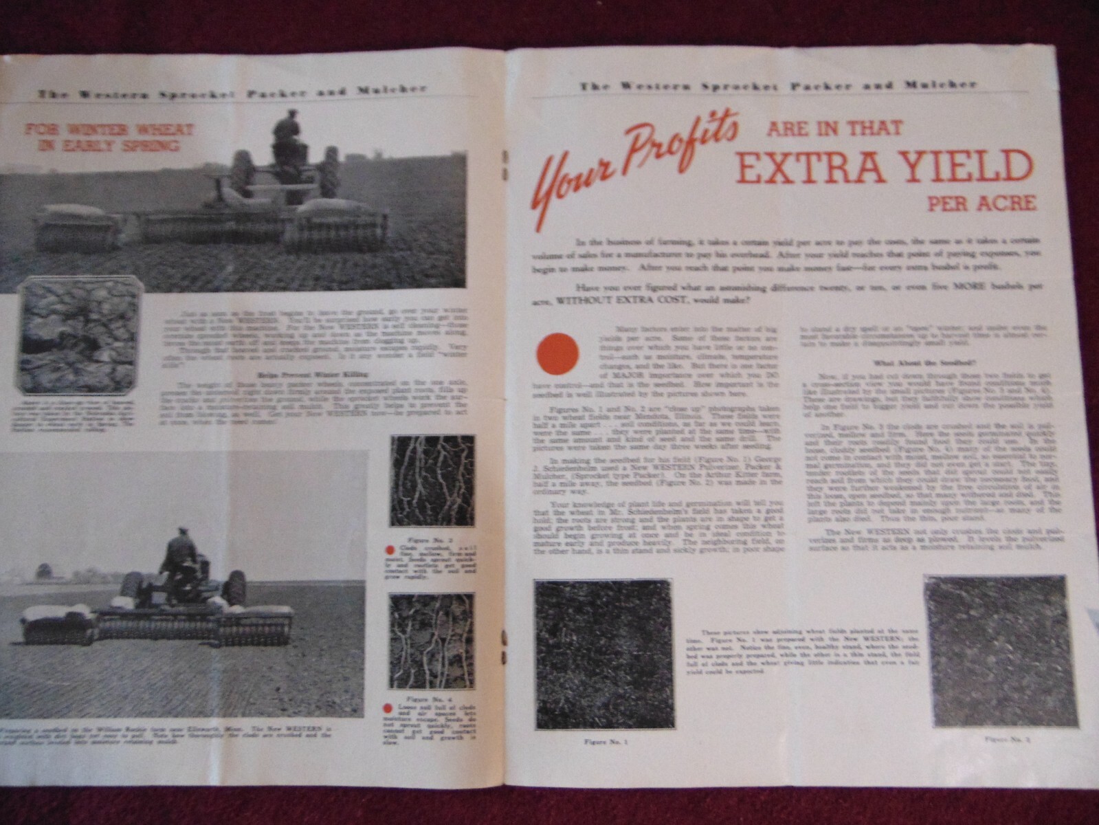 Vintage Western Sprocket Packer Mulcher Sales Flyer Phamphet Brochure Racine WI