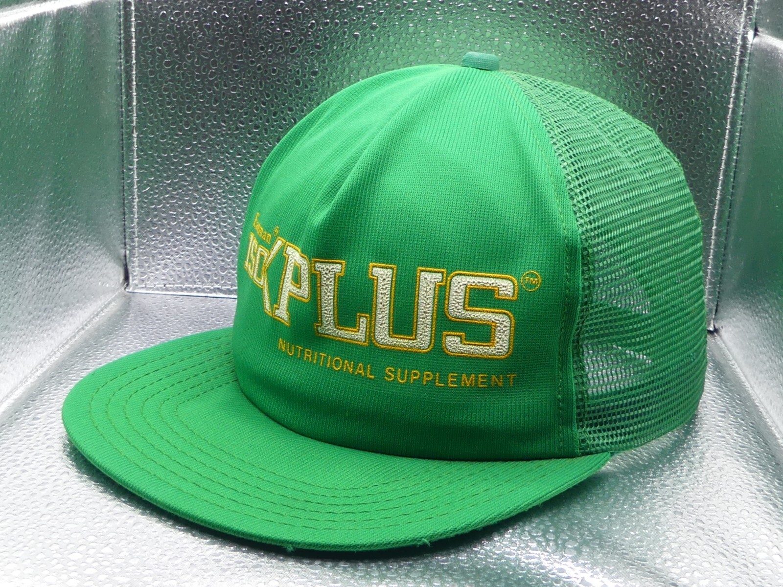 Vintage Eastman Iso Plus Nutritional Supplement Animal Farming Green Trucker Hat
