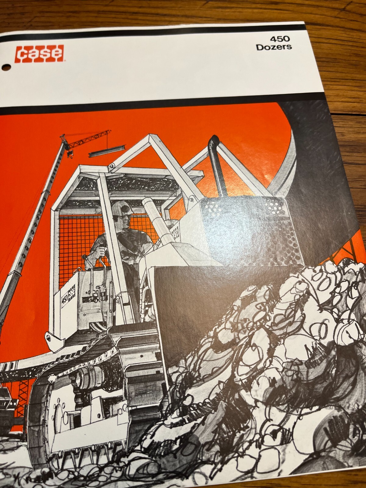 Case Tractor 450 Crawler Dozer For 1972 Brochure FCCA
