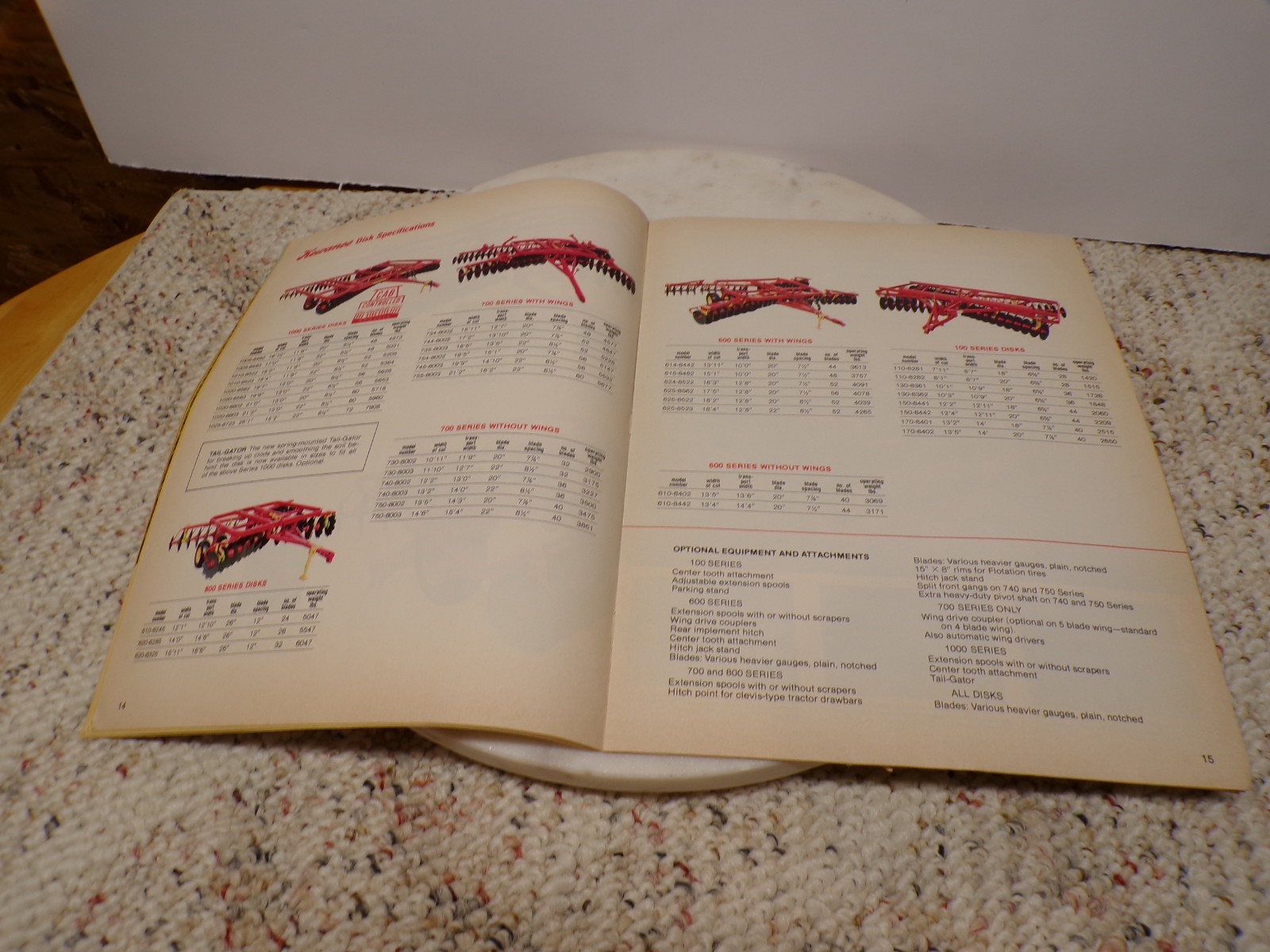 Kewanee Disks-Mulchers-Cultivators-Hoes Farm Machinery Color Catalog Illinois