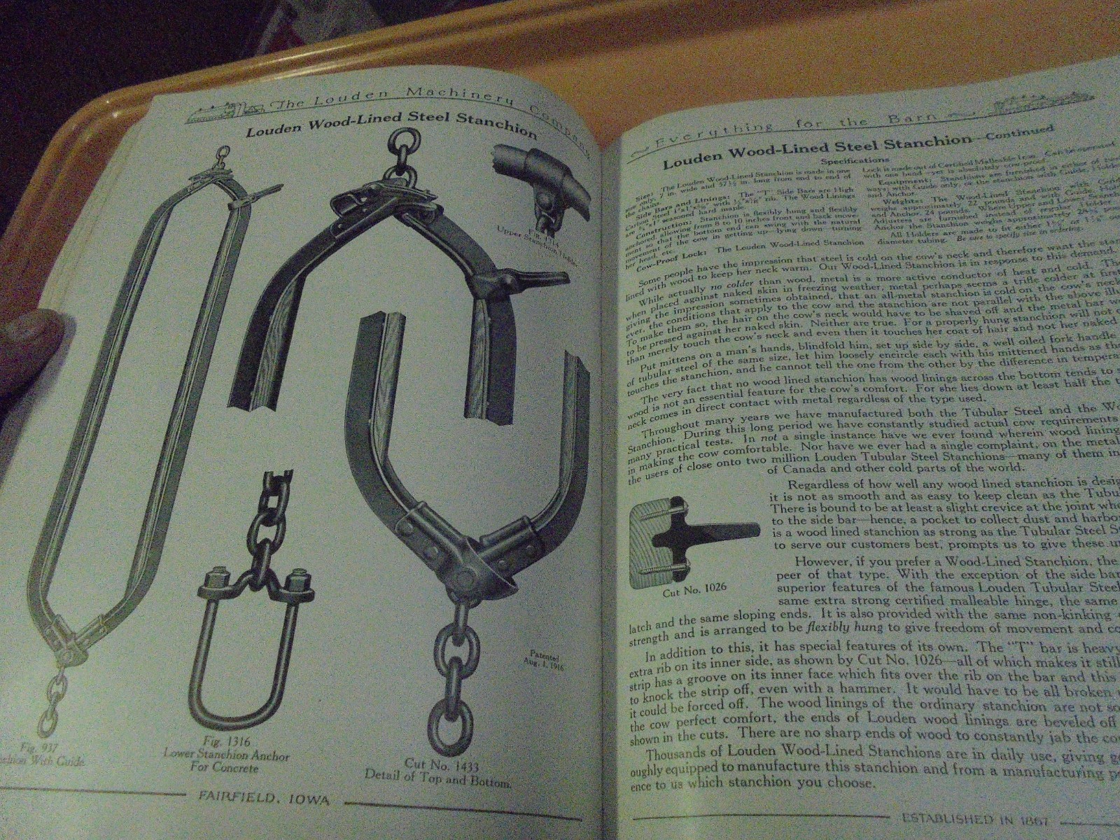 Vintage 1926 Louden Catalog barn, Hog, Dairy equipment
