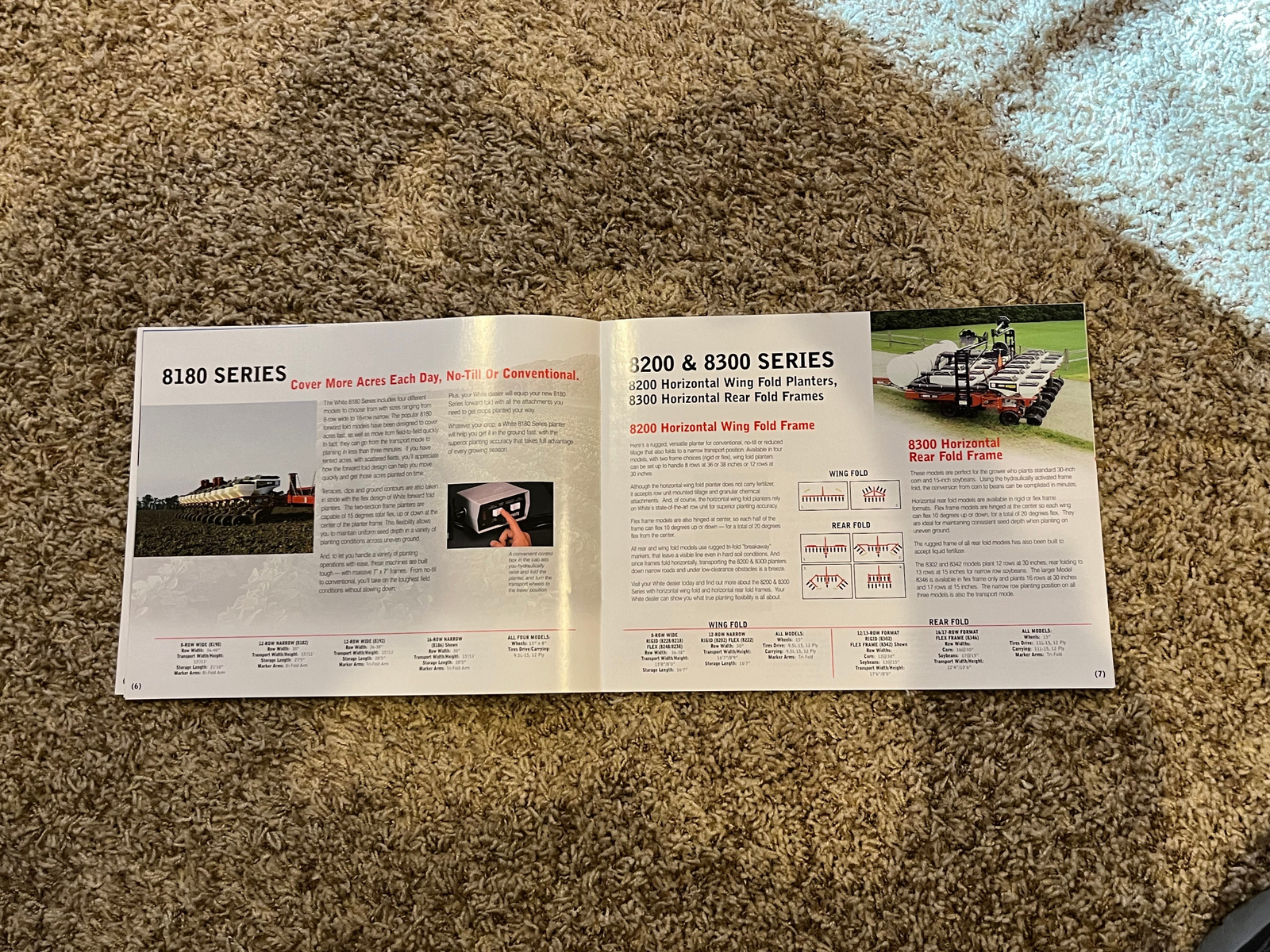 WHITE AGCO 8000 SERIES PLANTERS FOR 2001