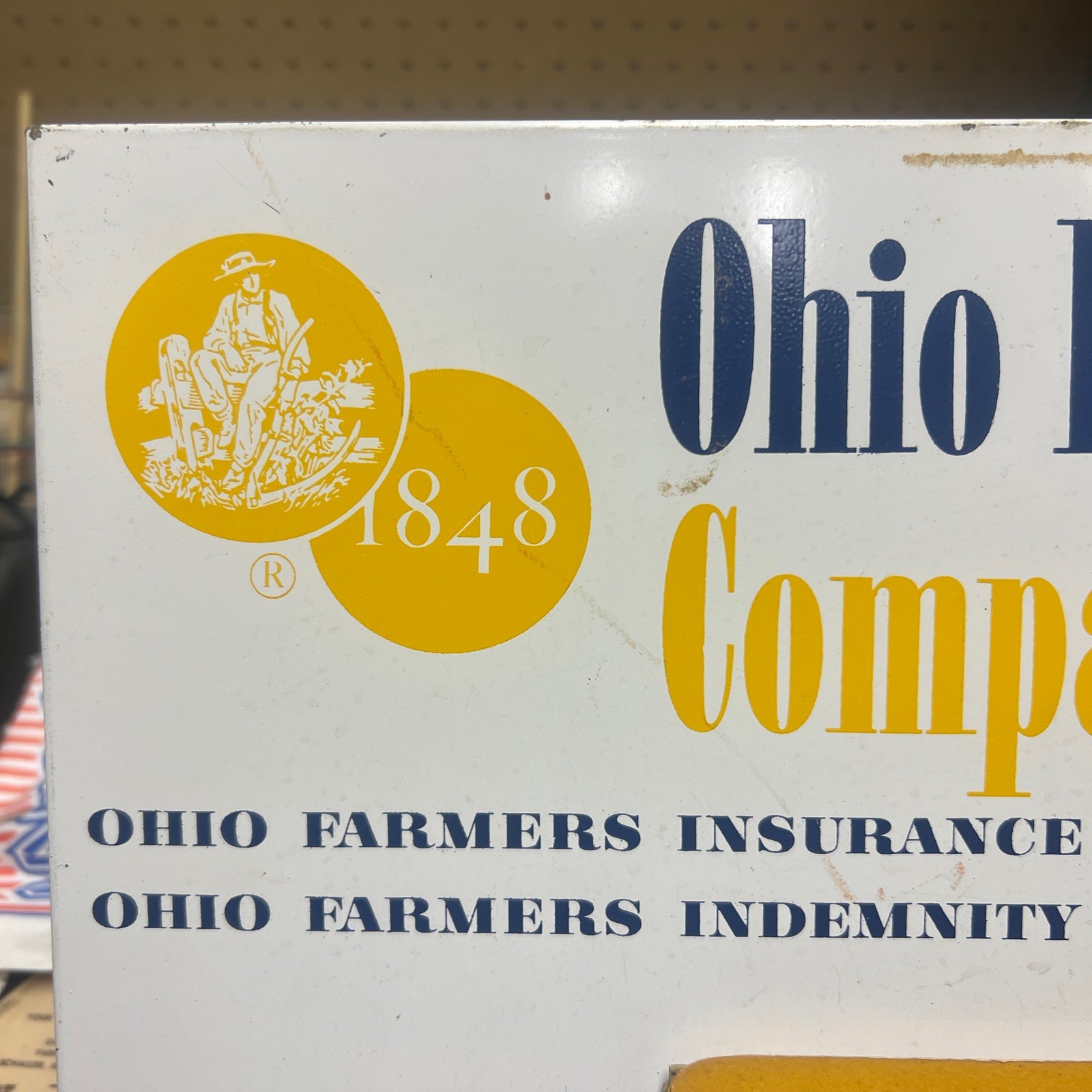 Vintage Ohio Farmers Insurance Company Perpetual Calendar-10” X 14”-FREE SHIP!!