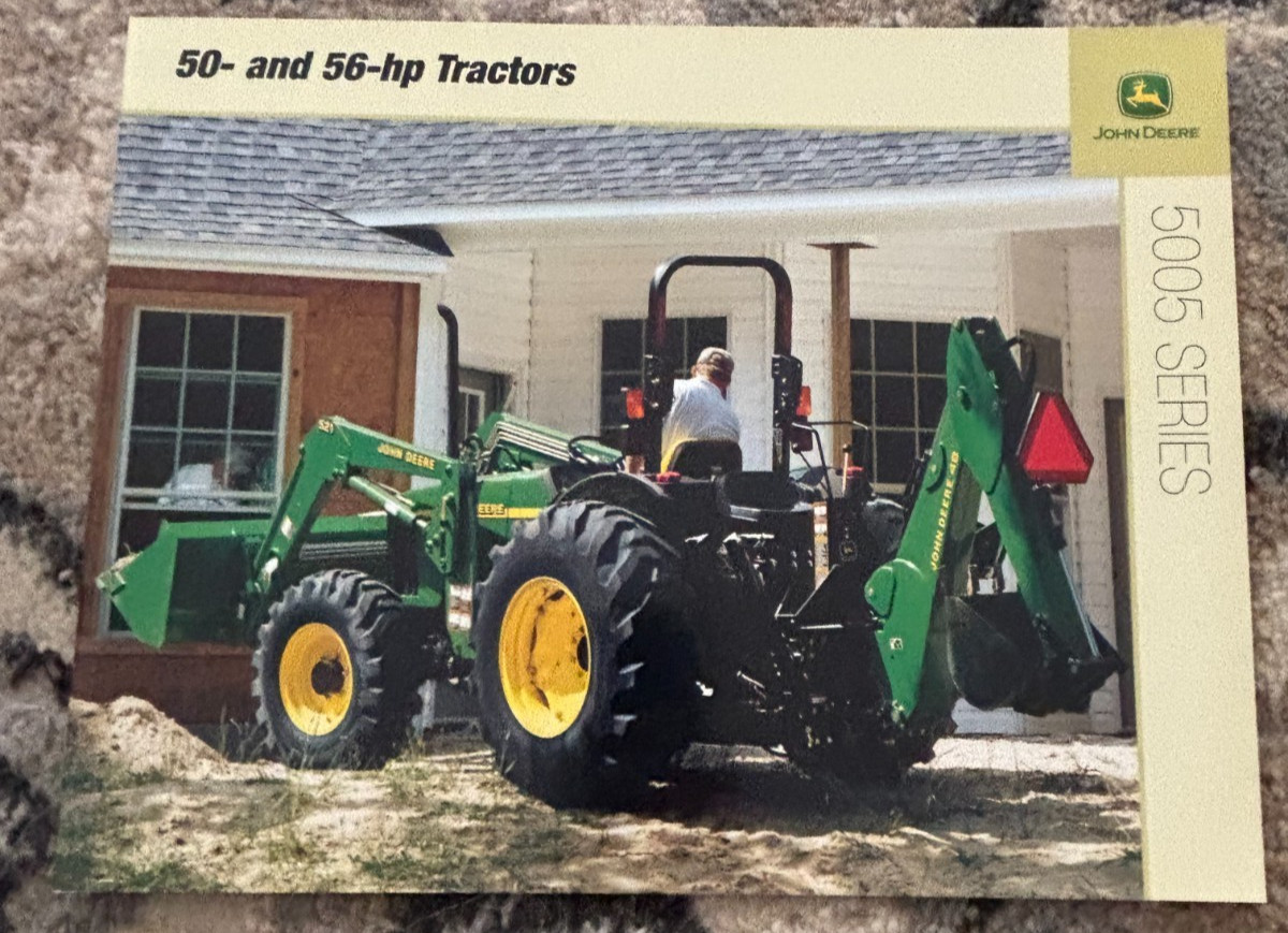 John Deere 5105 5205 Tractors For 2004 Brochure FCCA25