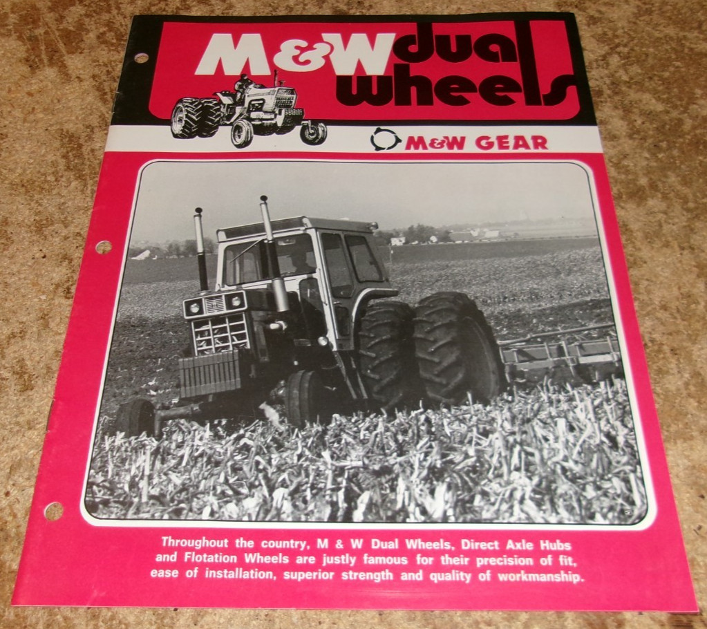 1970&rsquo;s M&W dual wheels brochure in good shape used