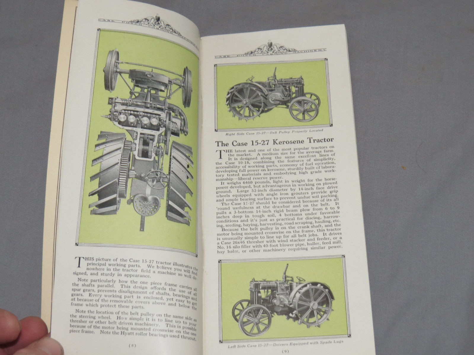 Vintage 1920&rsquo;s JI CASE Power Farming Machinery Tractor Full Line Catalog NICE!