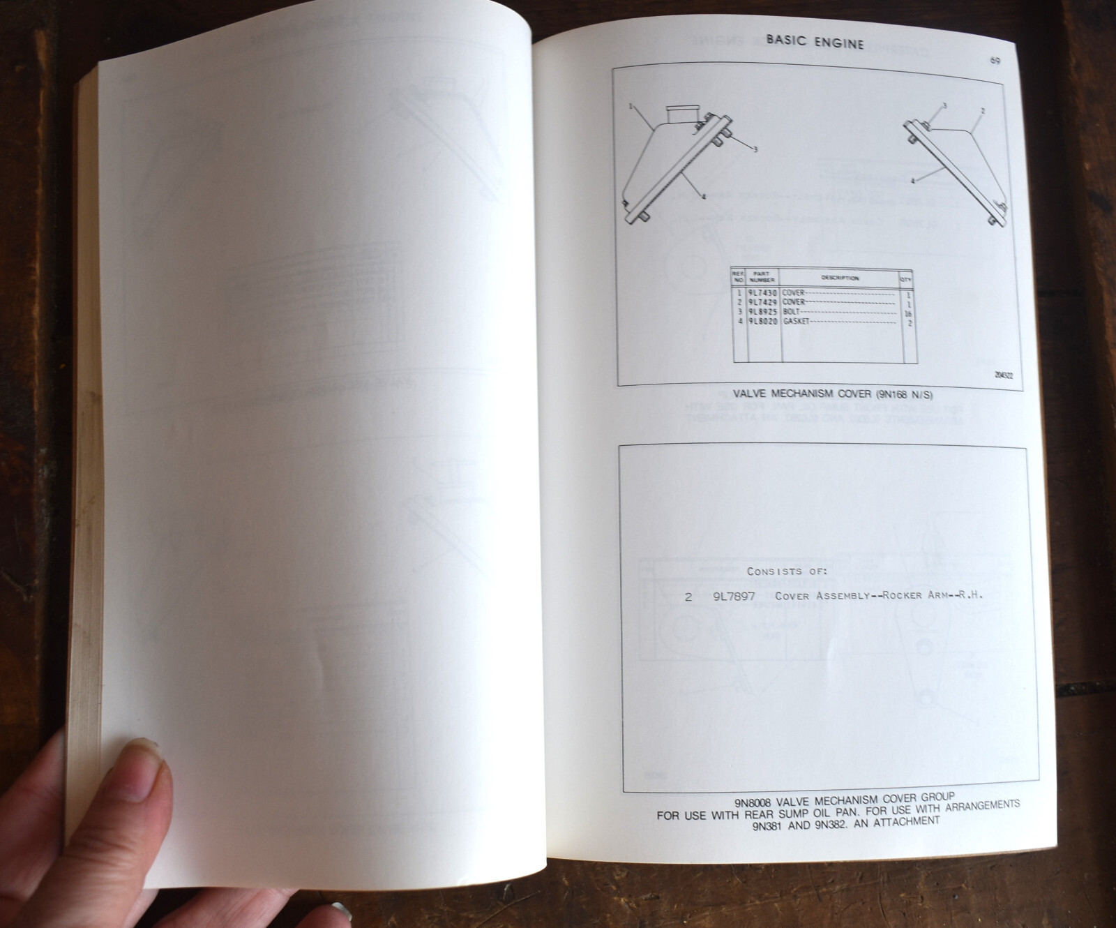 1970s Caterpillar 3208 Truck Engine Parts Book Catalog