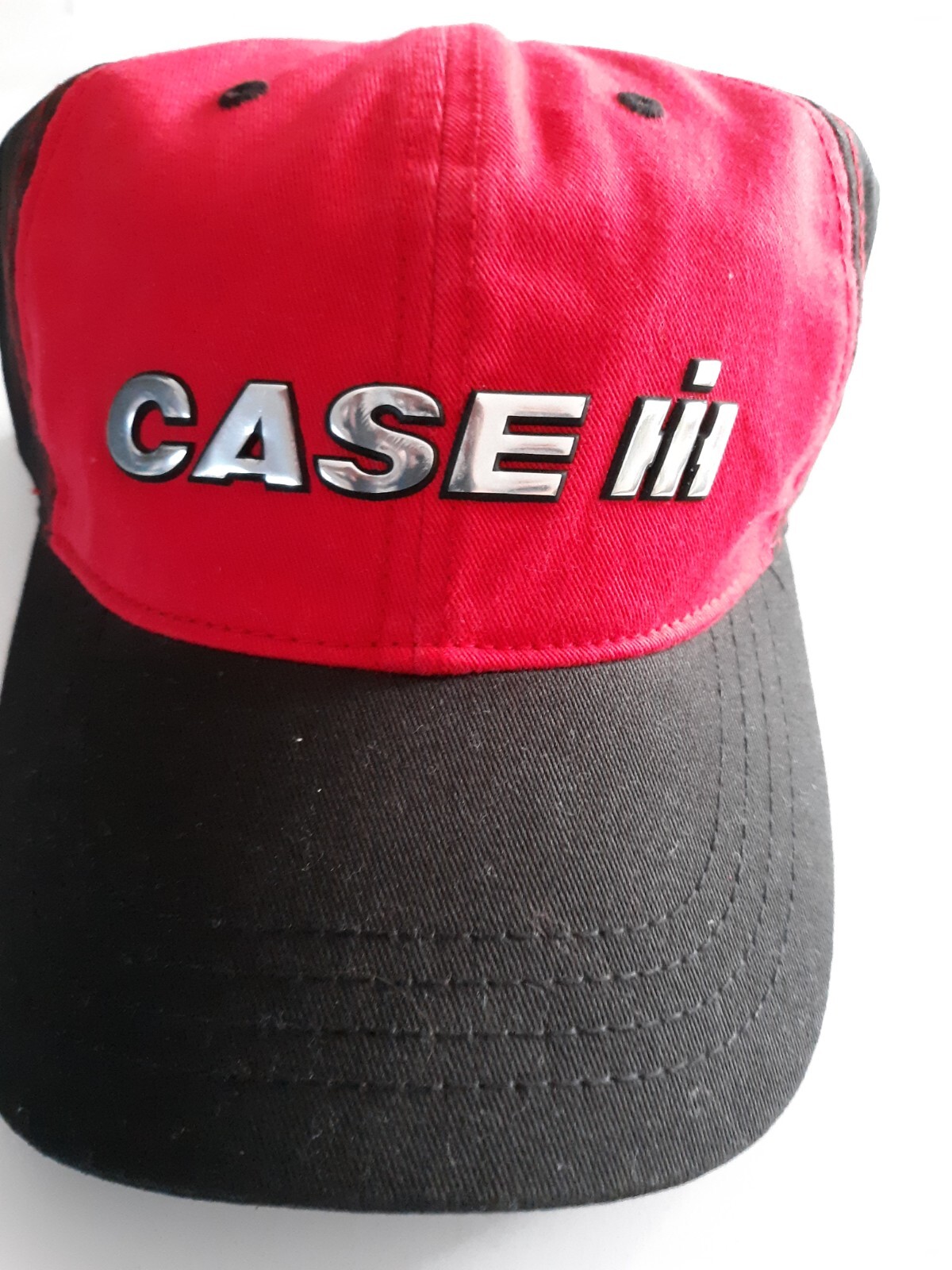 red/black Case IH tractors cap hat cloth front & back…WITH TAG