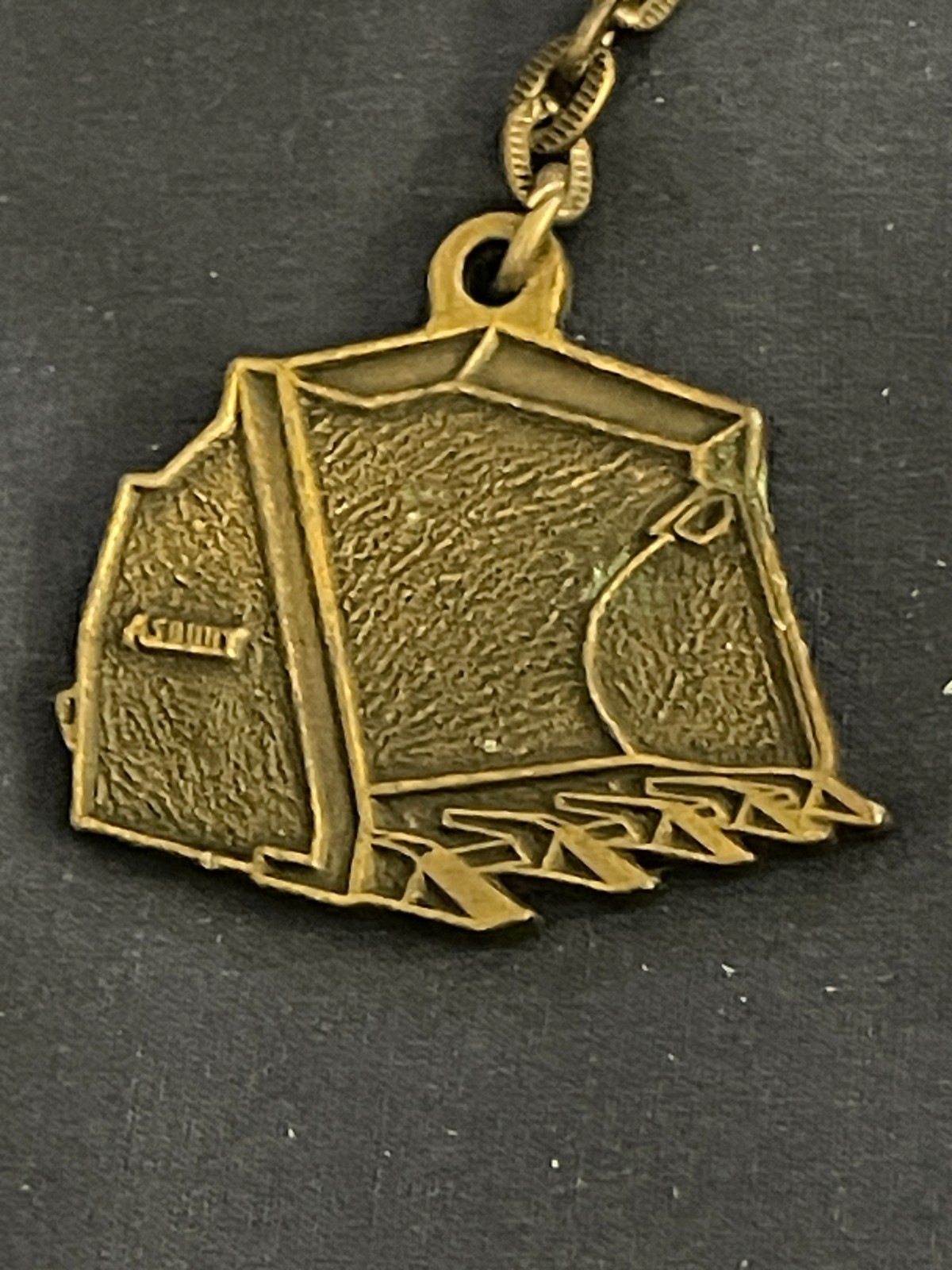 Asbury Buckets Key Ring Heavy Equipment Construction Keyring Key Chain