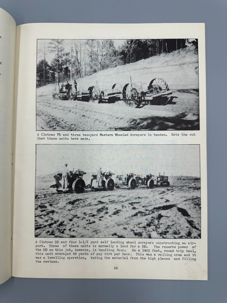 1937 CLETRAC Crawler EARTH Movng CLEVELAND TRACTOR Machinery BULLDOZER Advertise