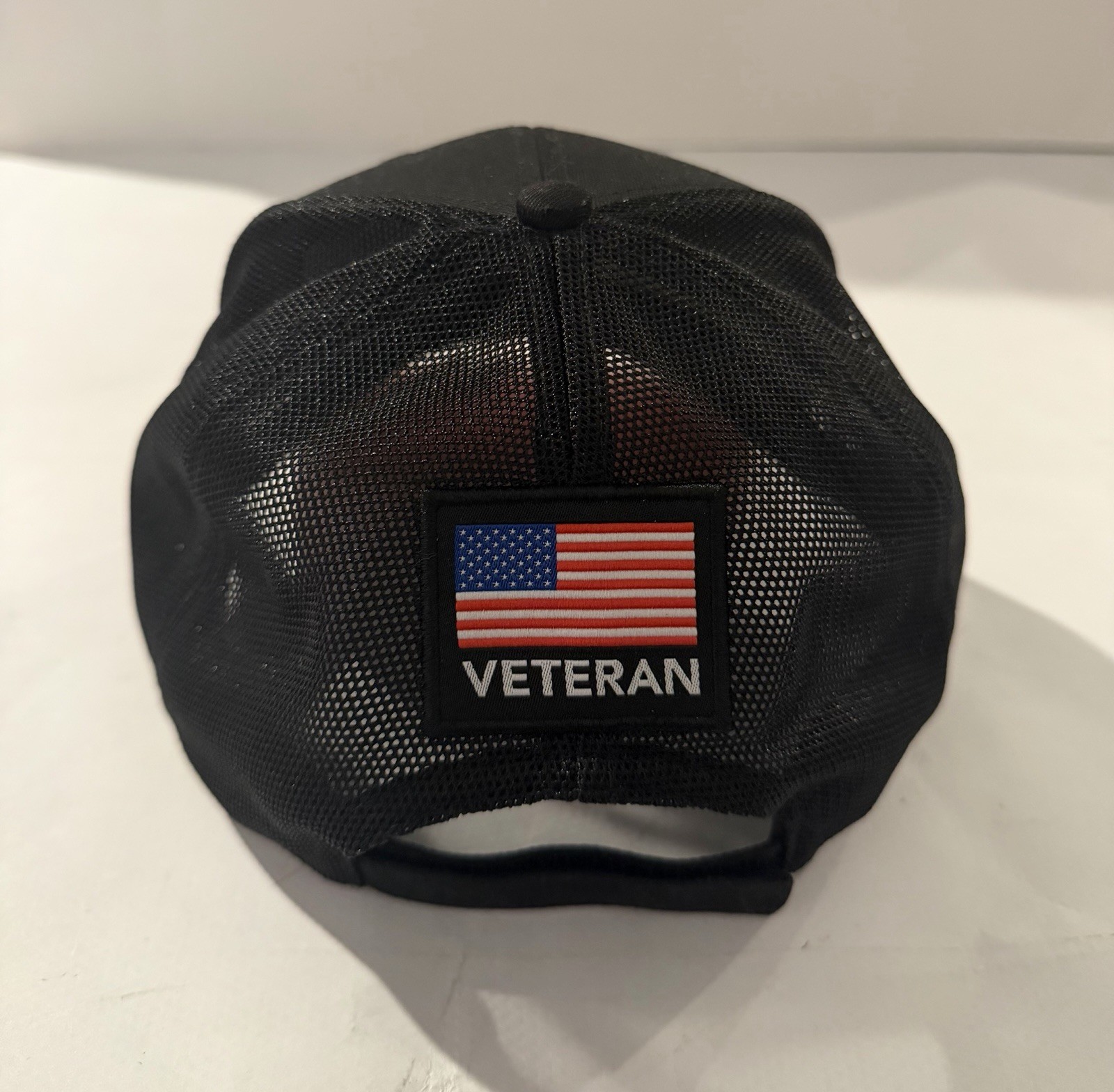Tractor Supply Co. Veteran Snapback Trucker Hat Cap Black/Red Agriculture
