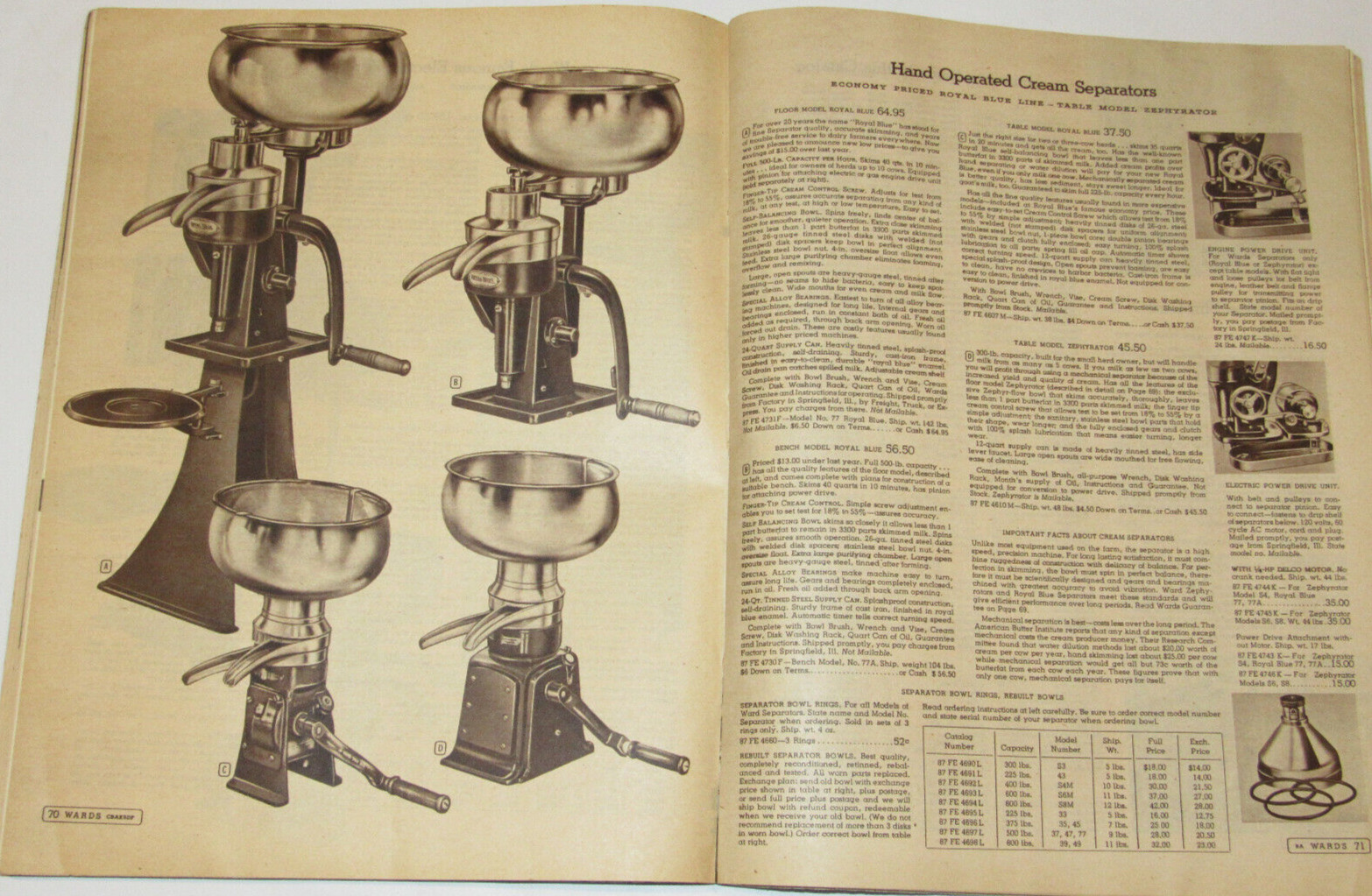VTG 1953 MONTGOMERY WARD FARM CATALOG! HORSE DRAWN EQ/TOOLS/BEE KEEPING/CHICKENS