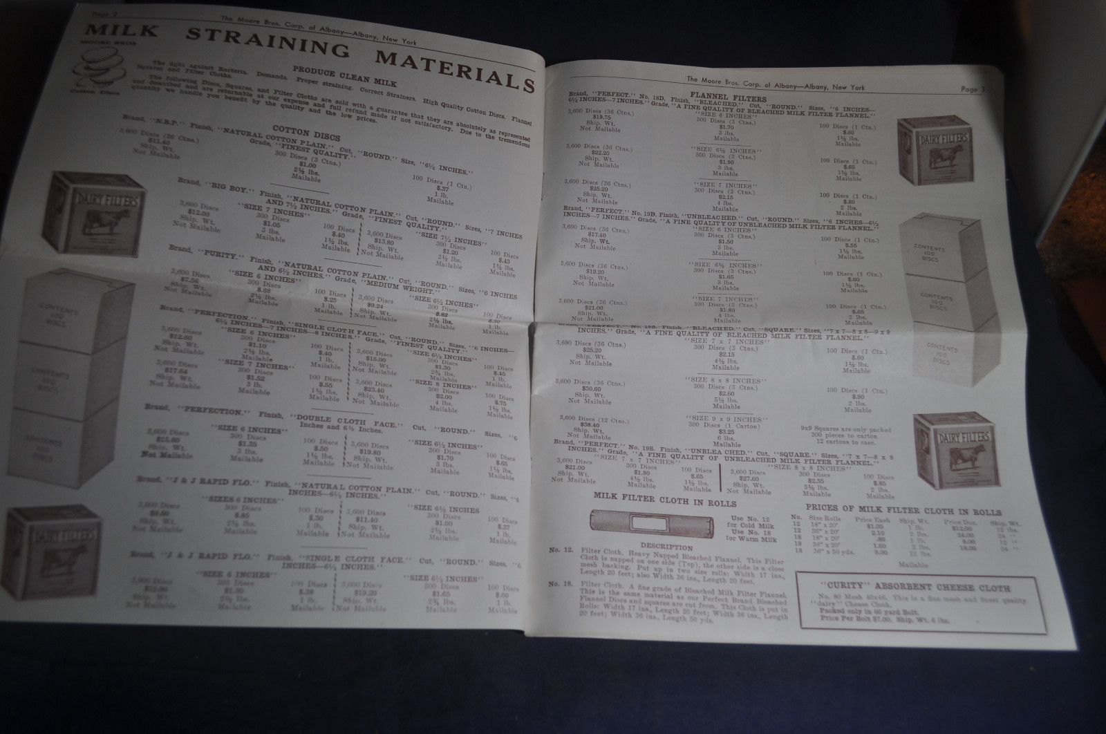 1938 Moore Brothers [Albany NY] Catalog, Dairy, Poultry & Veterinary Supplies
