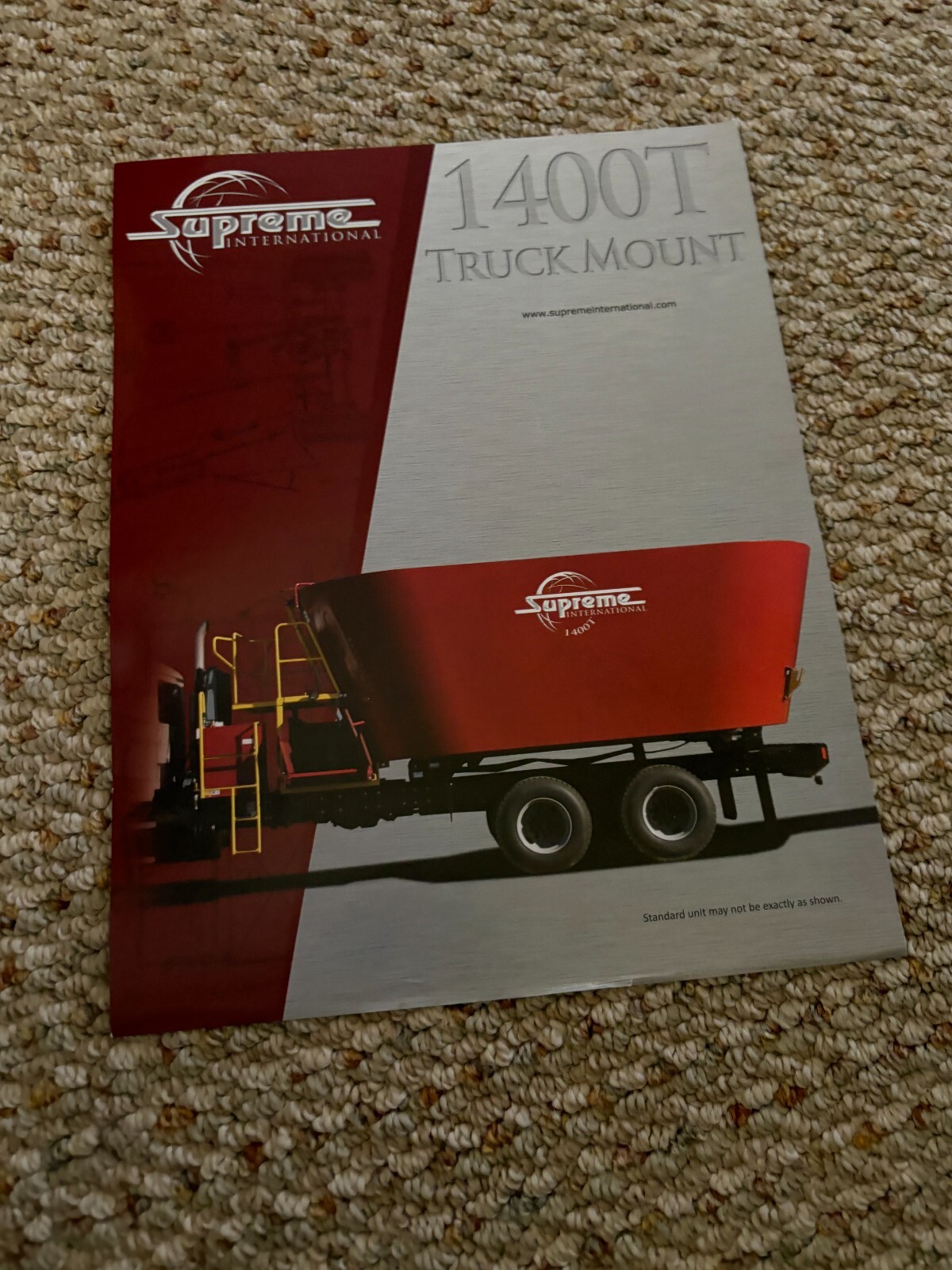 Supreme International 1400T Truck Mount Feed Mixer Brochure FCCA24