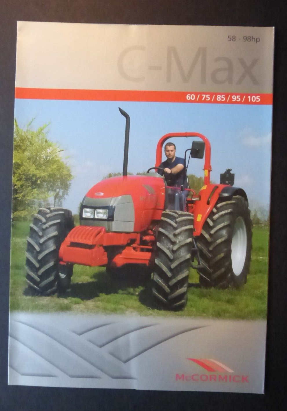 VTG Ad Sales Brochure Catalog McCormick C-Max 60 75 85 95 105