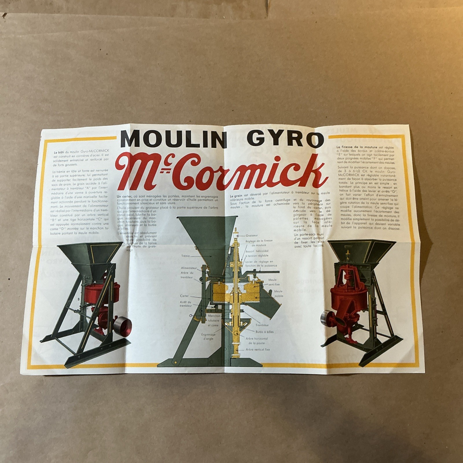 Group Of 7 French McCormick Deering Brochures As Is INV-P0904