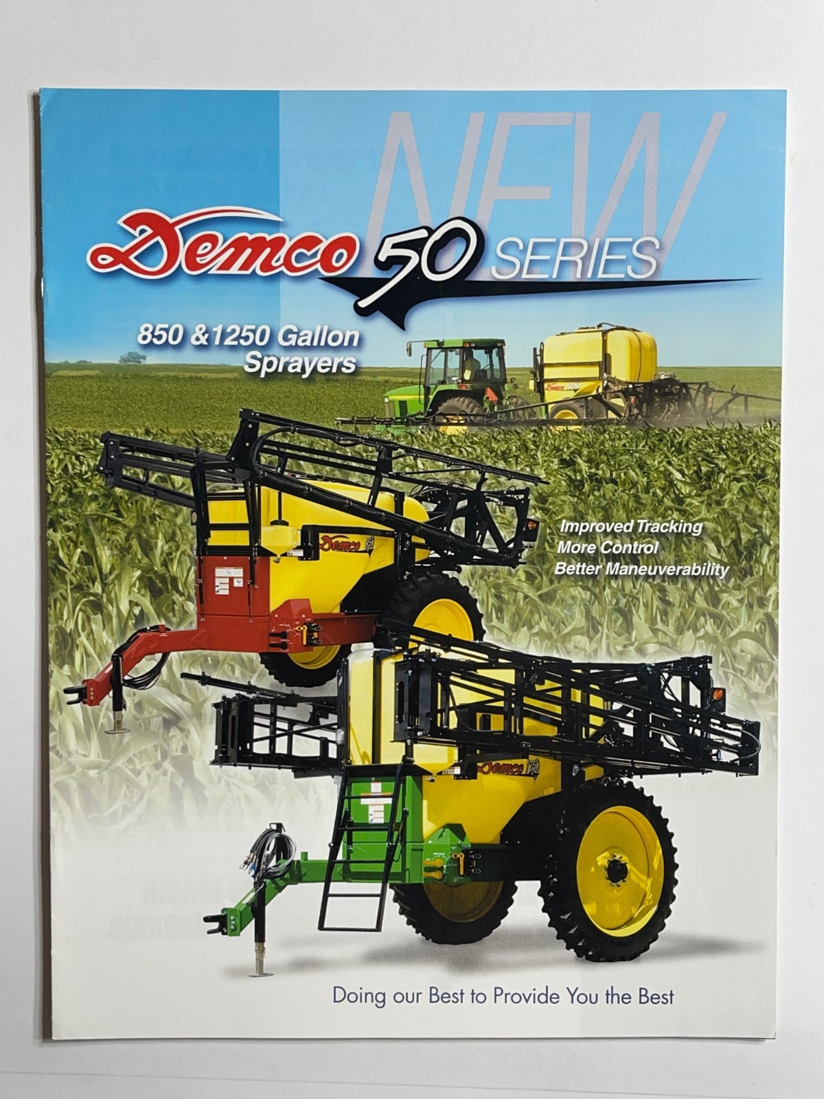Demco 50 Series Sprayers – Sales Brochure *Showroom Sales Booklet* (2009)