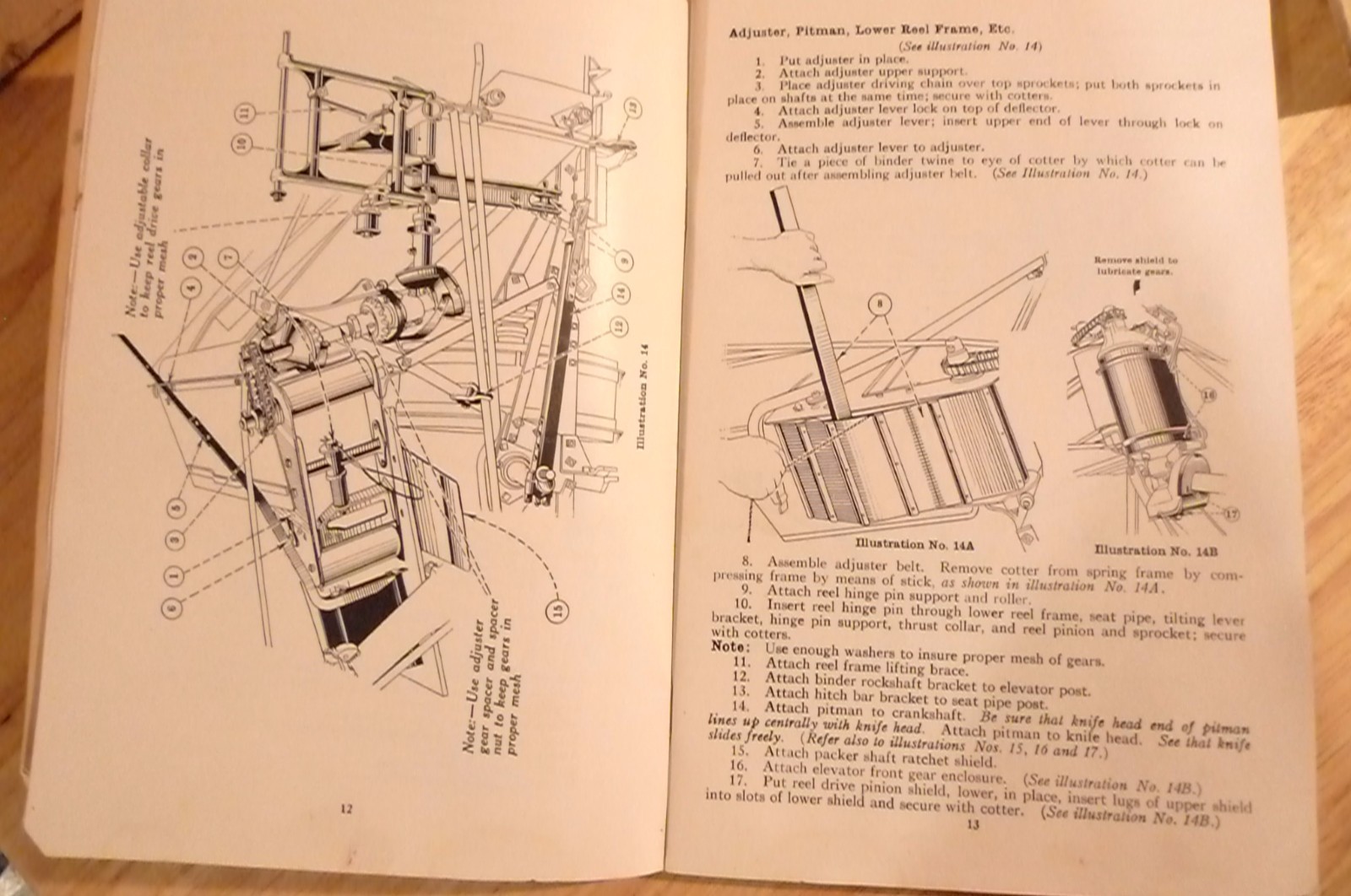 Vintage McCormick-Deering Enclosed Gear Tractor Binder No. 4E Manual
