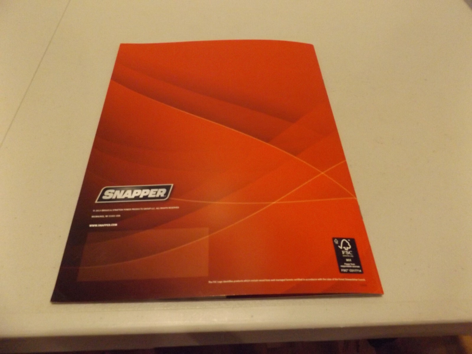 SNAPPER Featuring the ALL-NEW Rear Engine Rider, LIT # 120202 2013