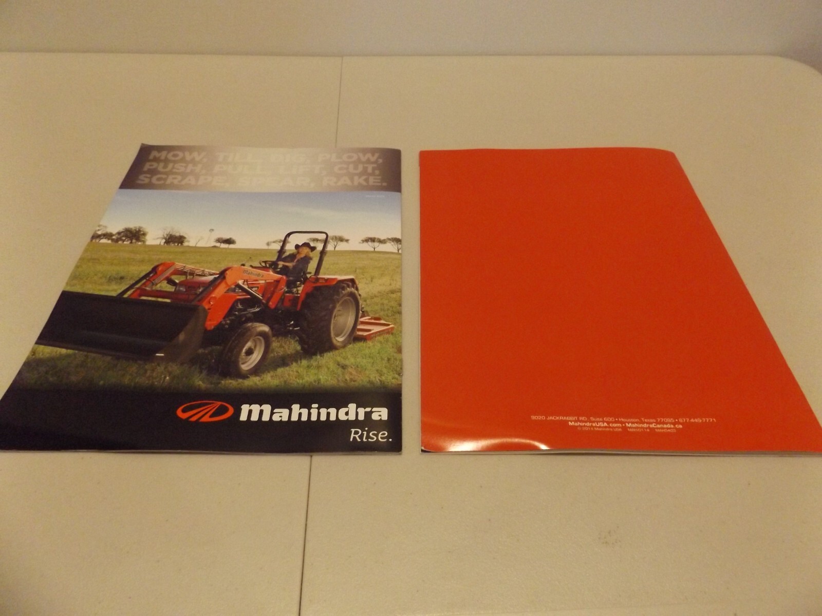 2-pc. MAHINDRA SERIES TRACTORS, 2013-2014