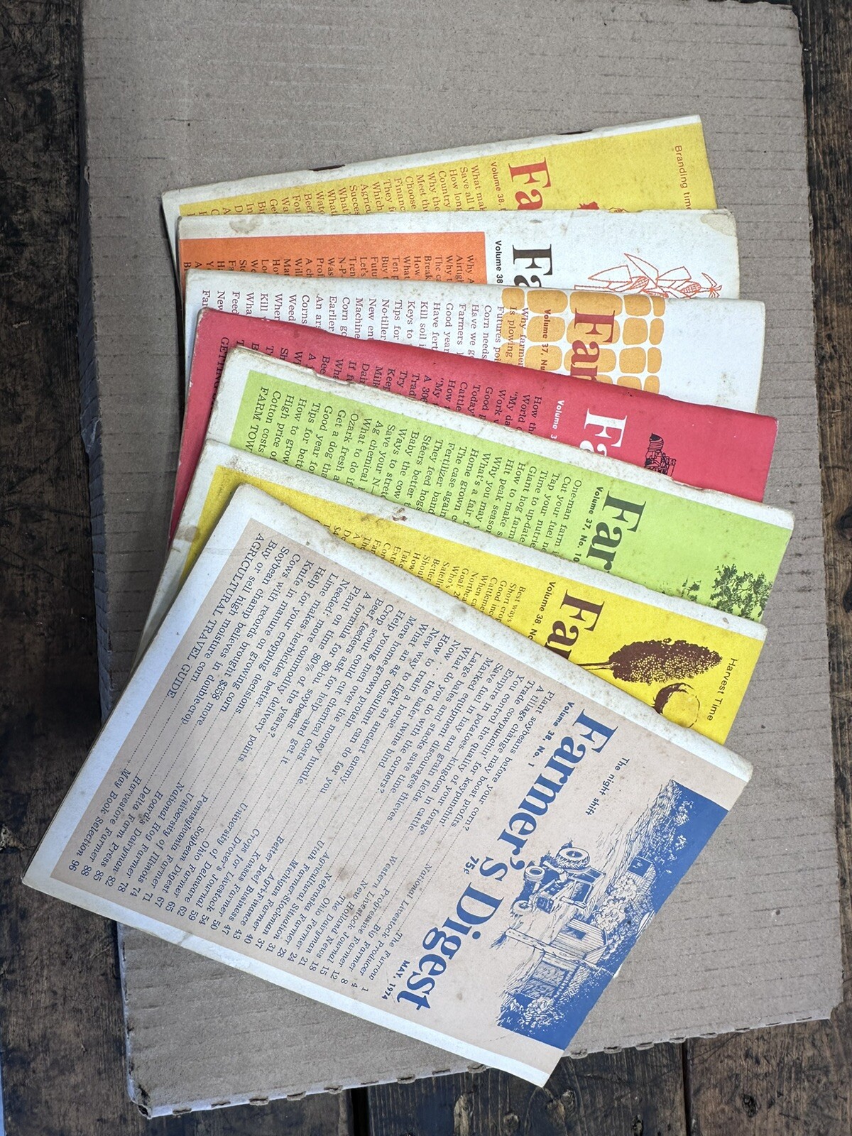 Collection Of Vintage FARMERS DIGEST- Assortment Of 1974