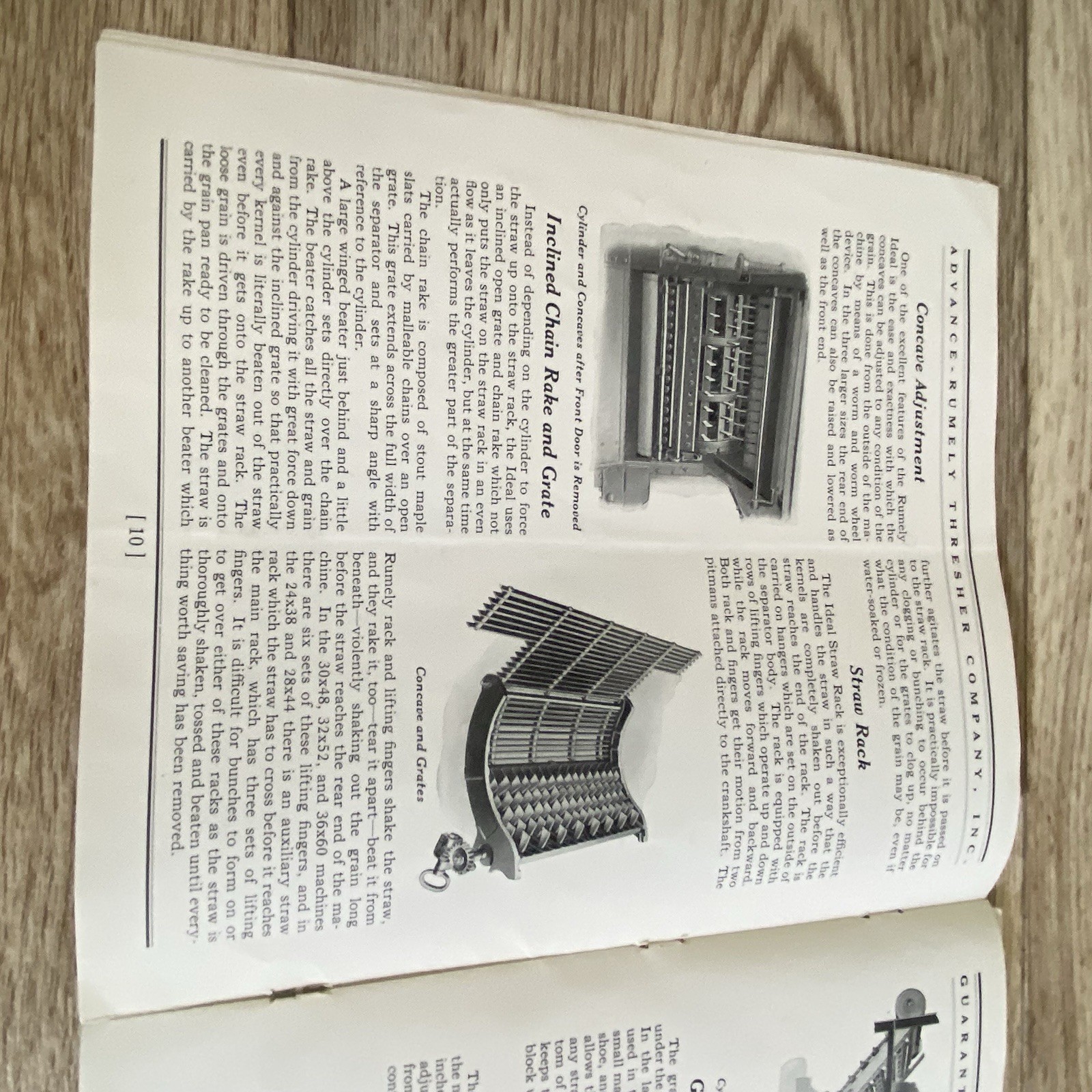 Advance Rumely Grain & Rice Steel Threshers Sales Brochure Machinery Tractor