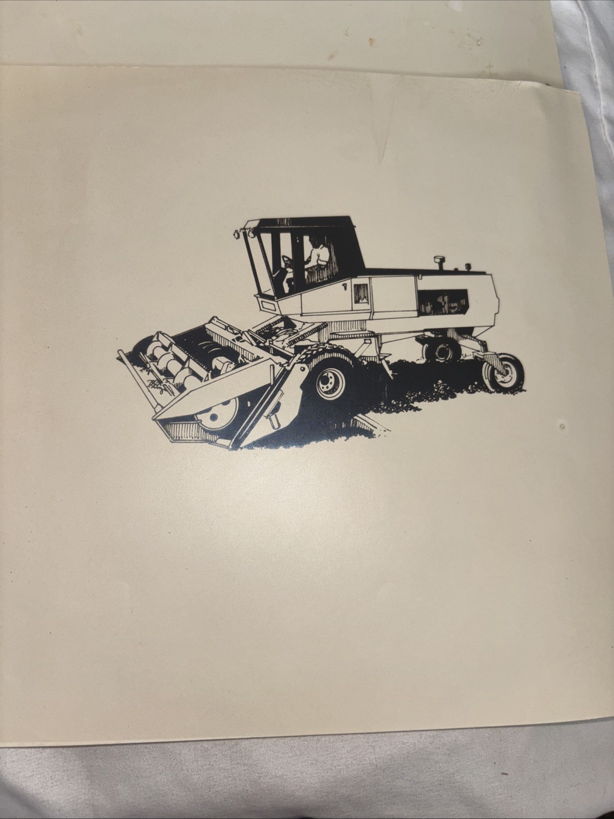 4 Vintage Tractor Prints + Combined Photo, 8” X 8” Perkins Engines, Inc Envelope