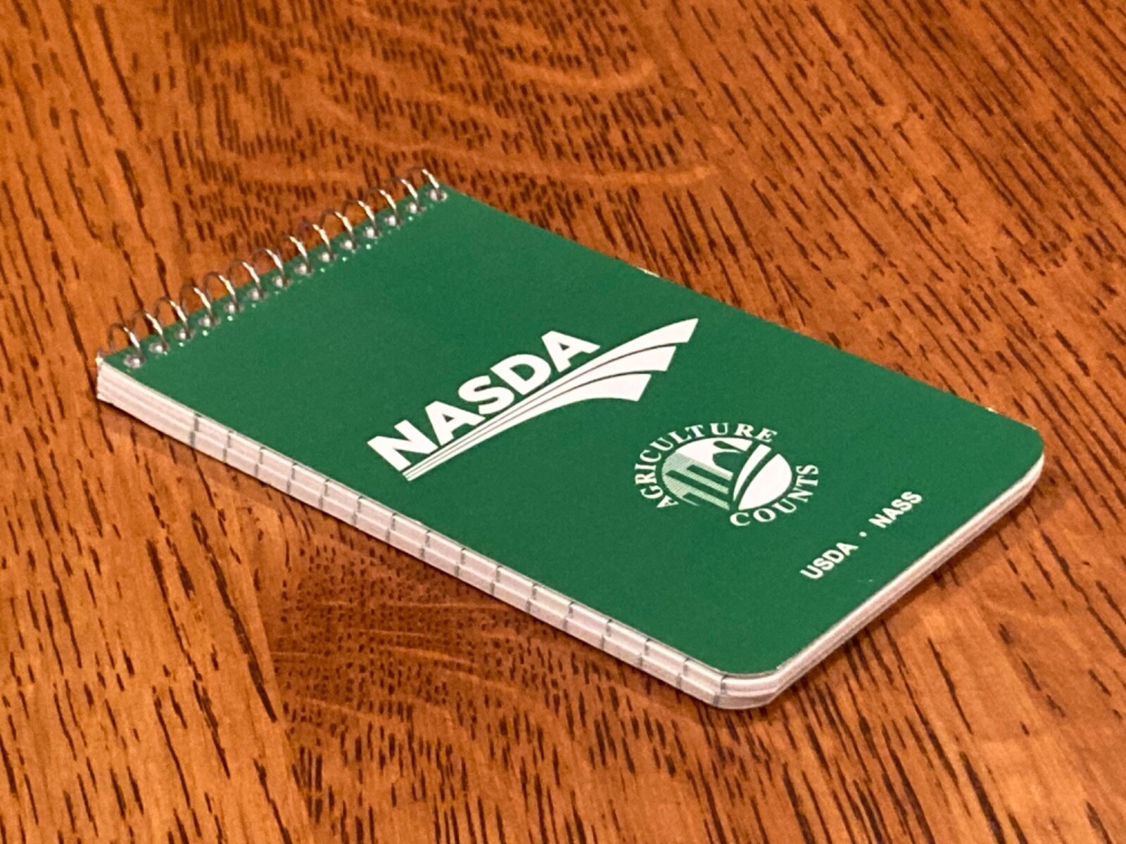 NASDA Agriculture Counts – USDA NASS Promotional Spiral Notepad
