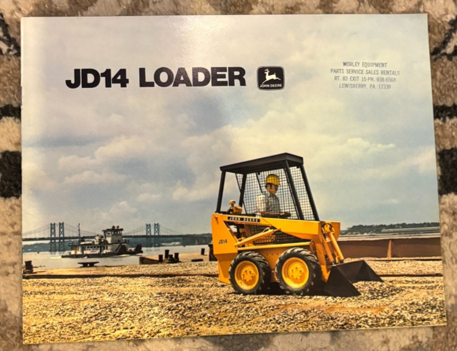John Deere 14 Skid Steer Loader For 1975 Brochure CWPA26