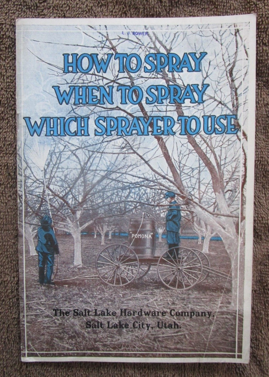 GOULDS MANUFACTURING CO. SPRAYERS – SENECA FALLS, N.Y. – Catalog/Prices – 1916